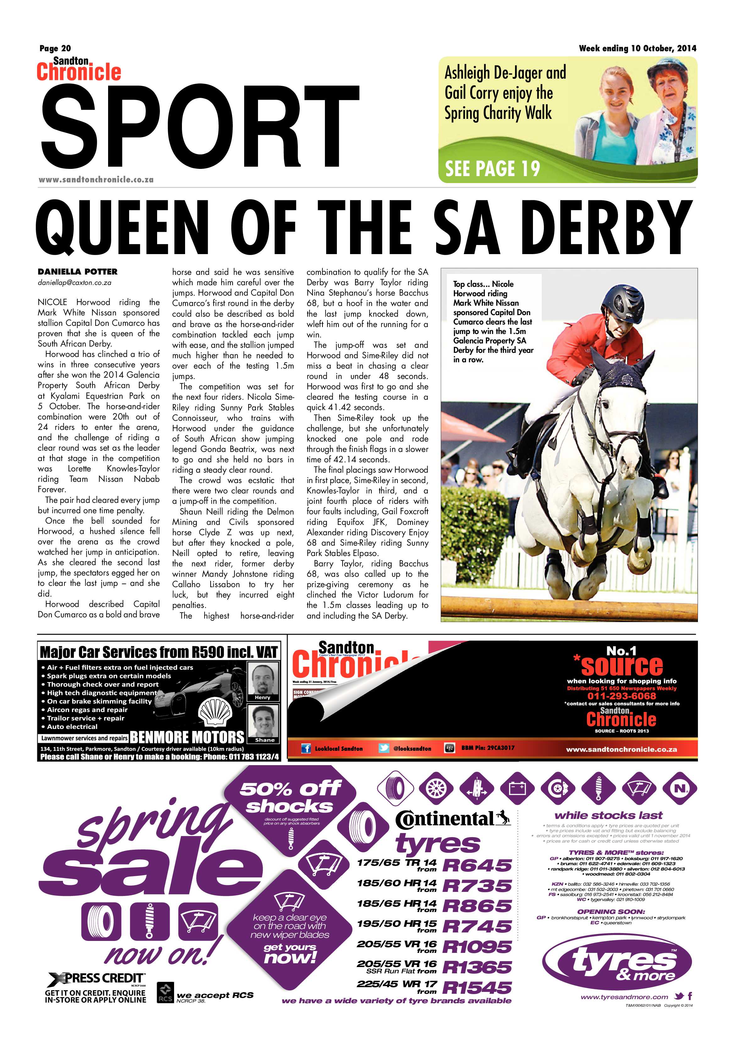 Sandton Chronicle 10 October 2014 page 40
