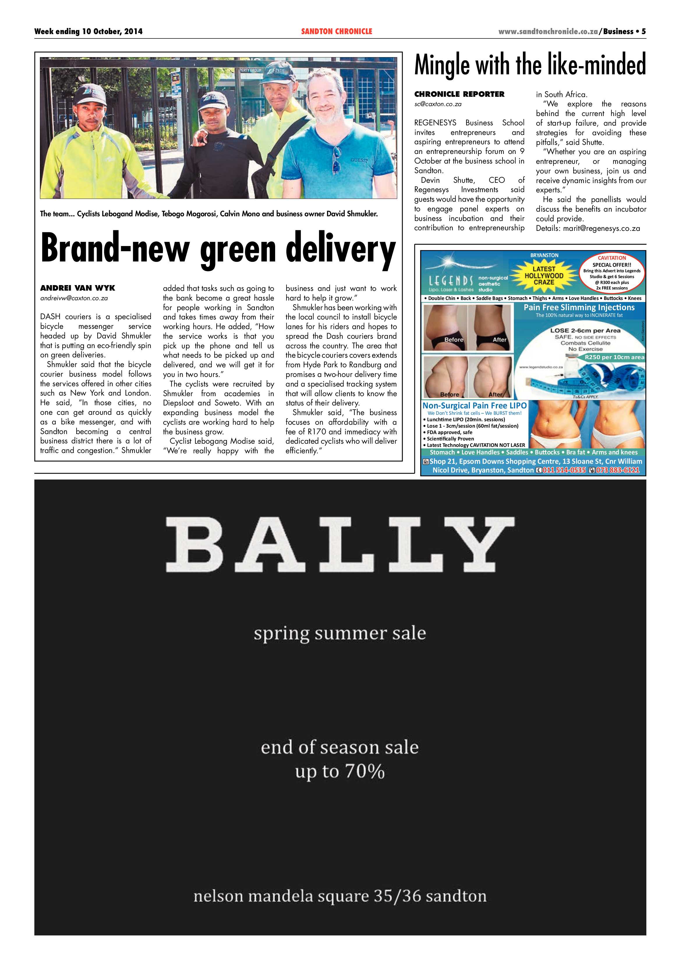 Sandton Chronicle 10 October 2014 page 5