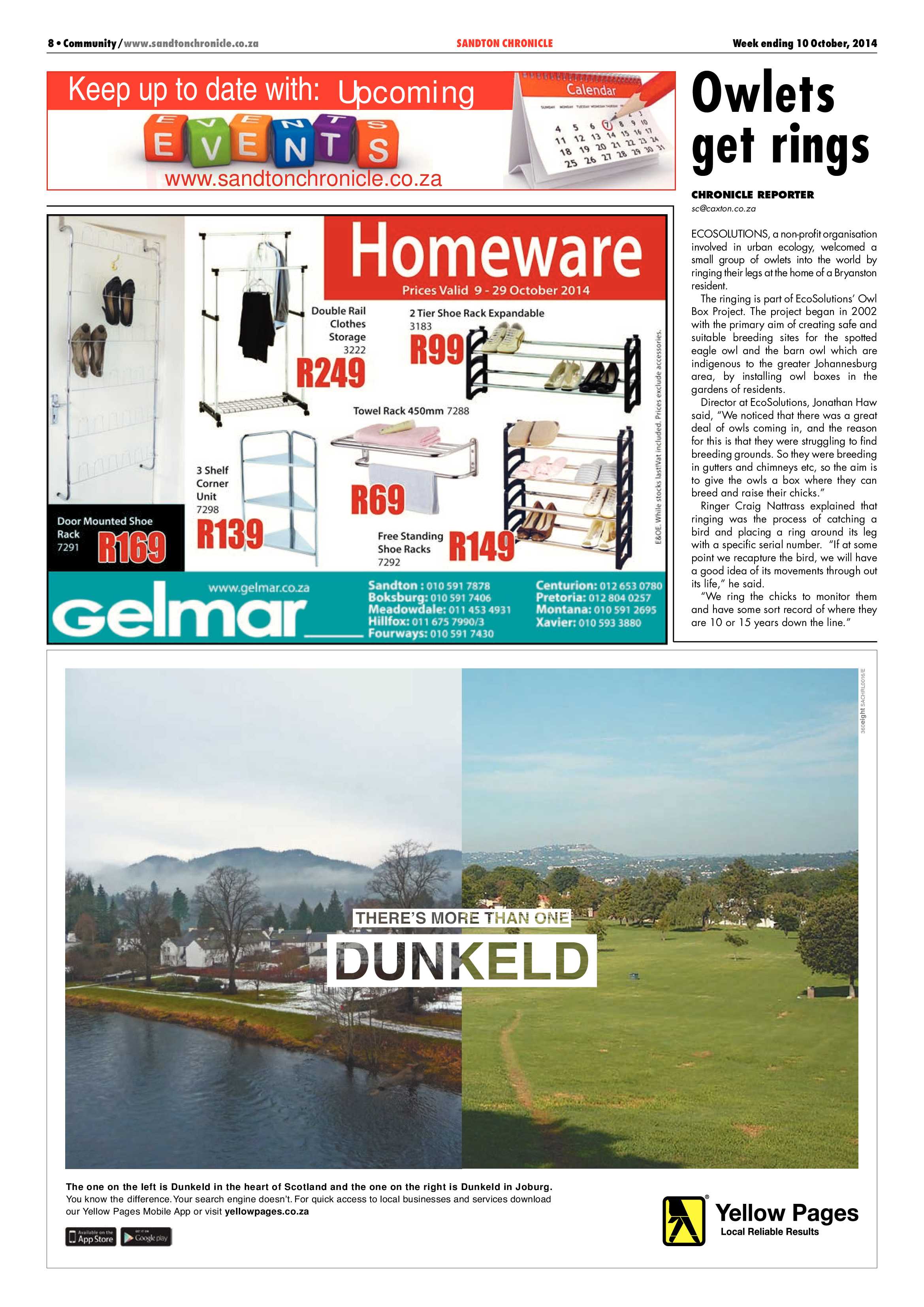 Sandton Chronicle 10 October 2014 page 8