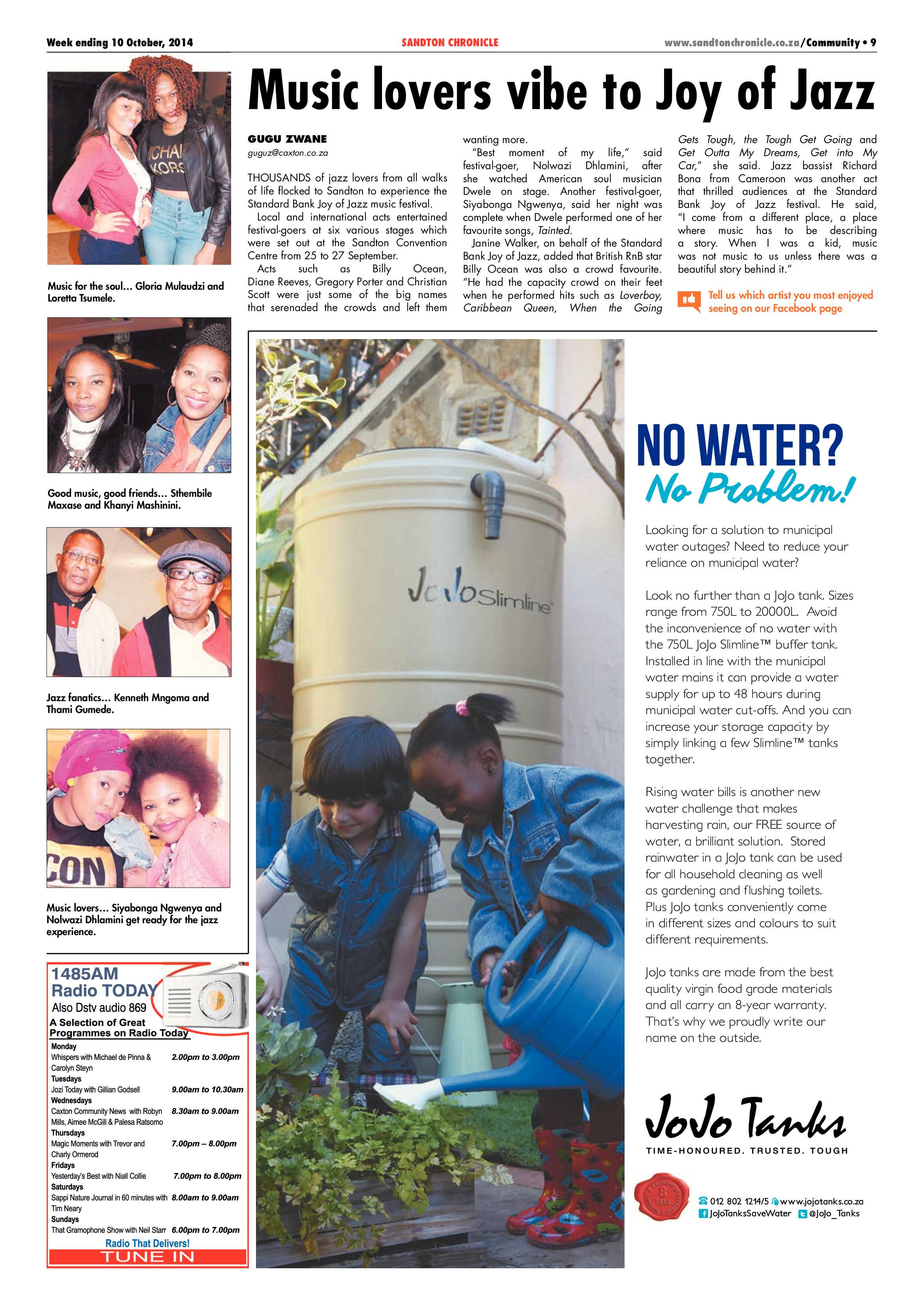 Sandton Chronicle 10 October 2014 page 9