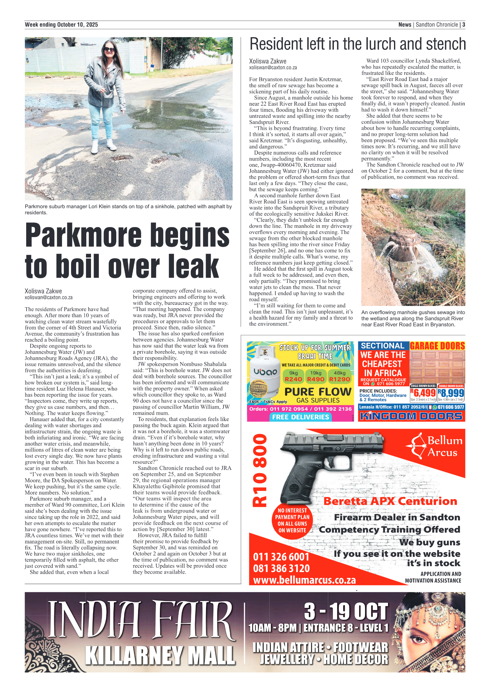 Sandton Chronicle 10 October 2025 page 3