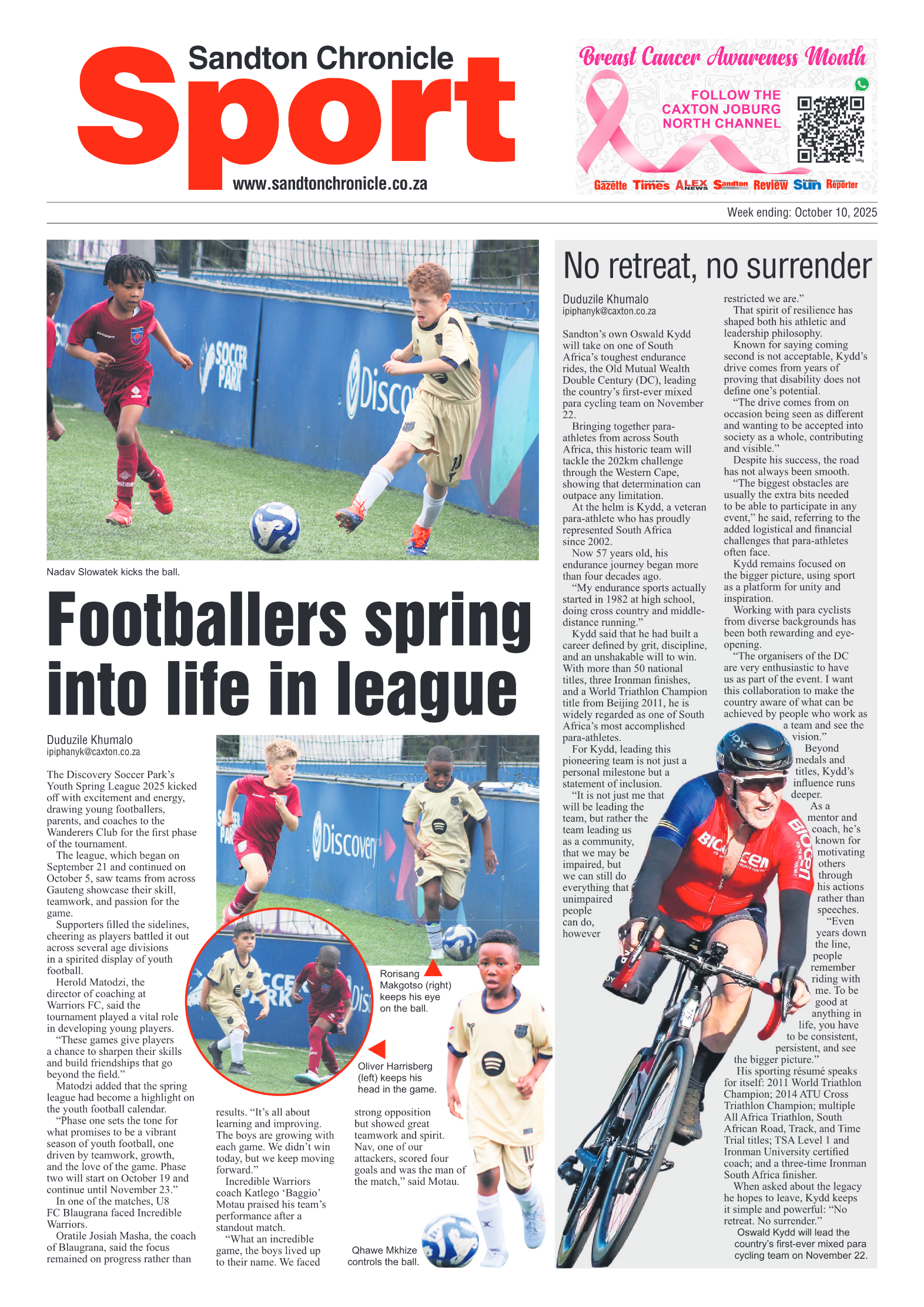 Sandton Chronicle 10 October 2025 page 8