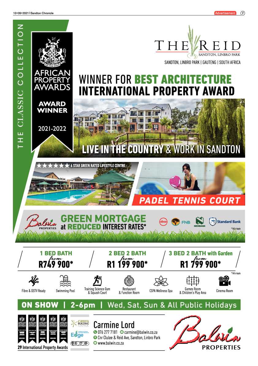 Sandton Chronicle 10 September 2021 page 7