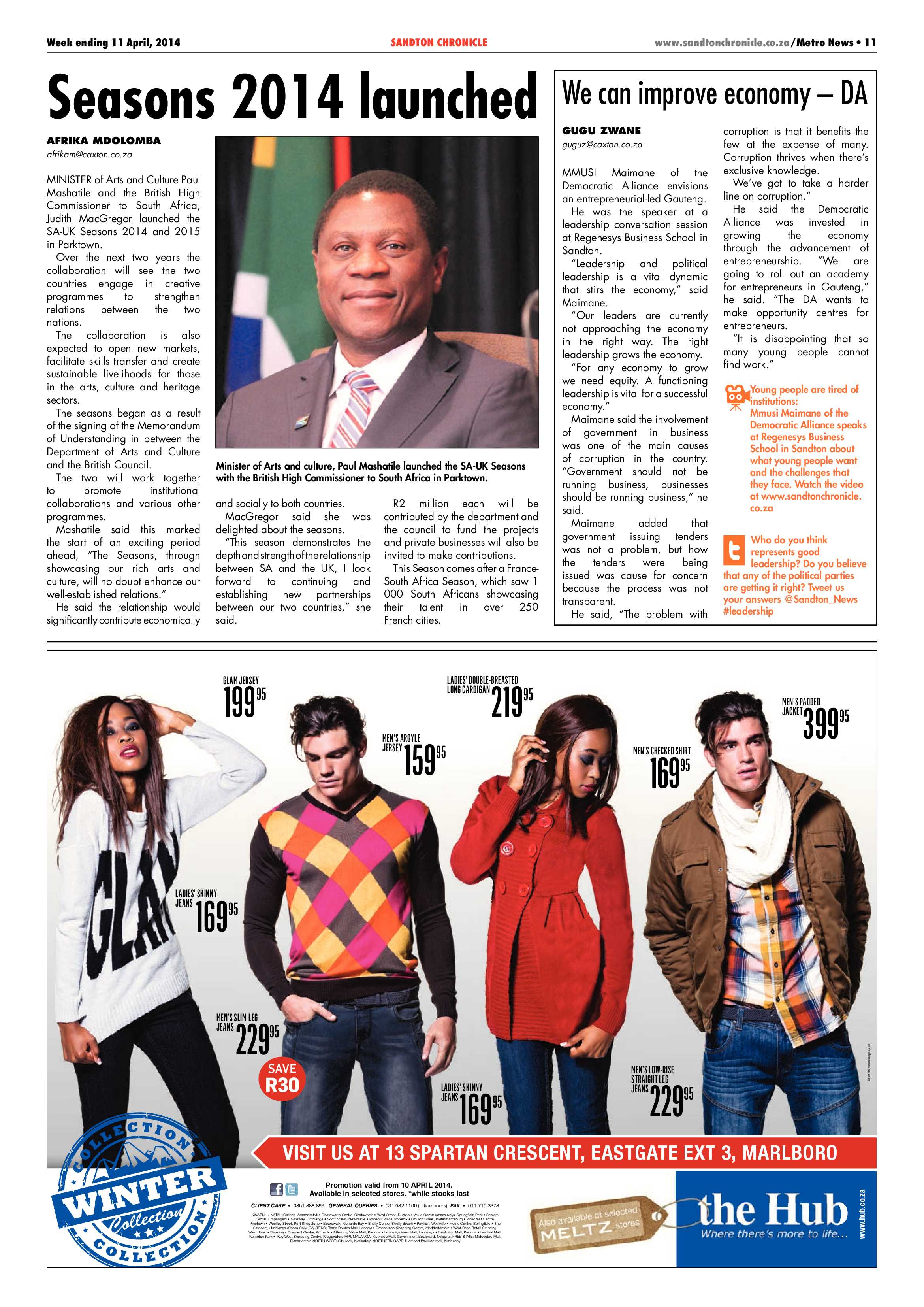 Sandton Chronicle 11 April 2014 page 11