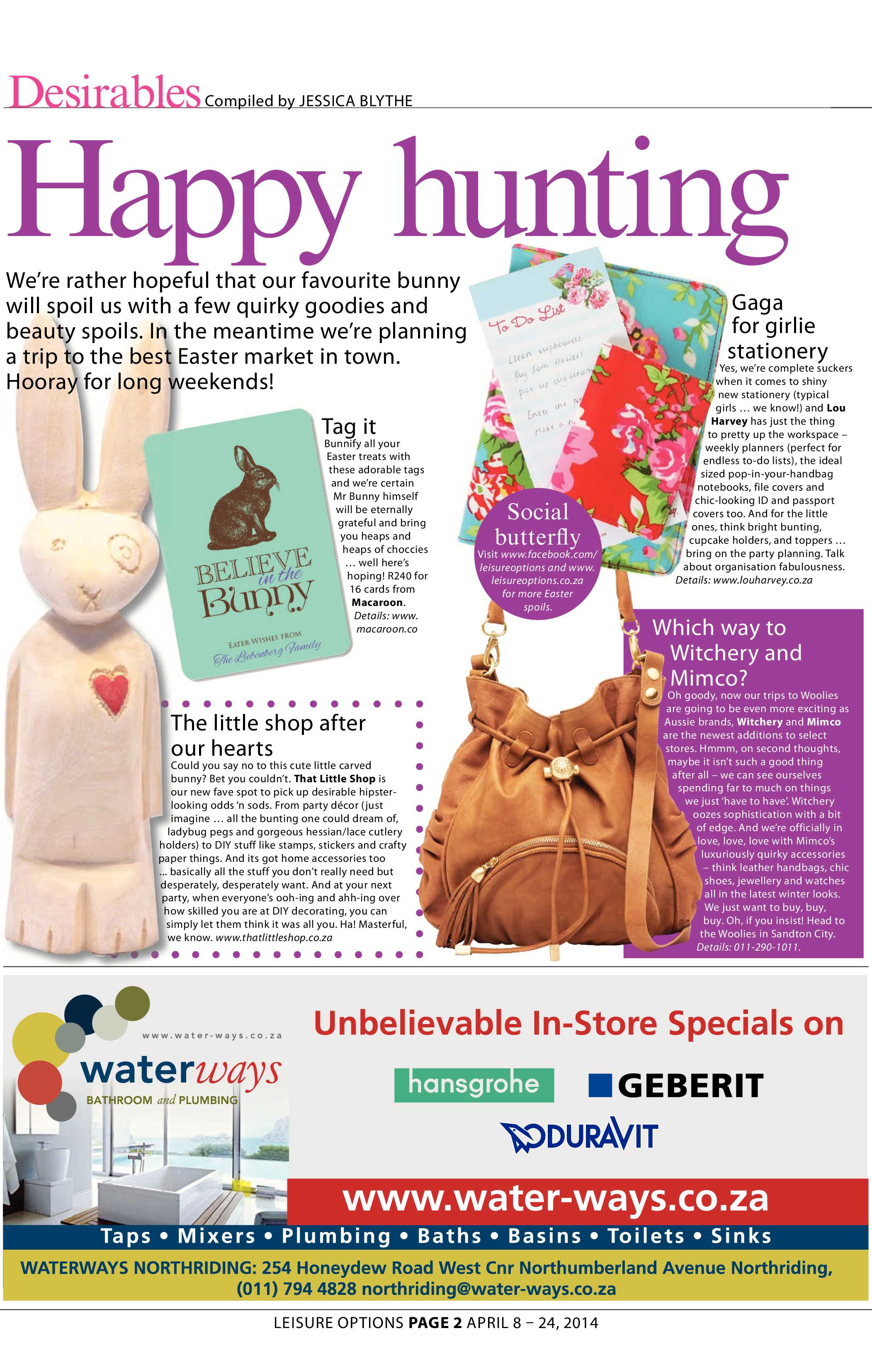 Sandton Chronicle 11 April 2014 page 18