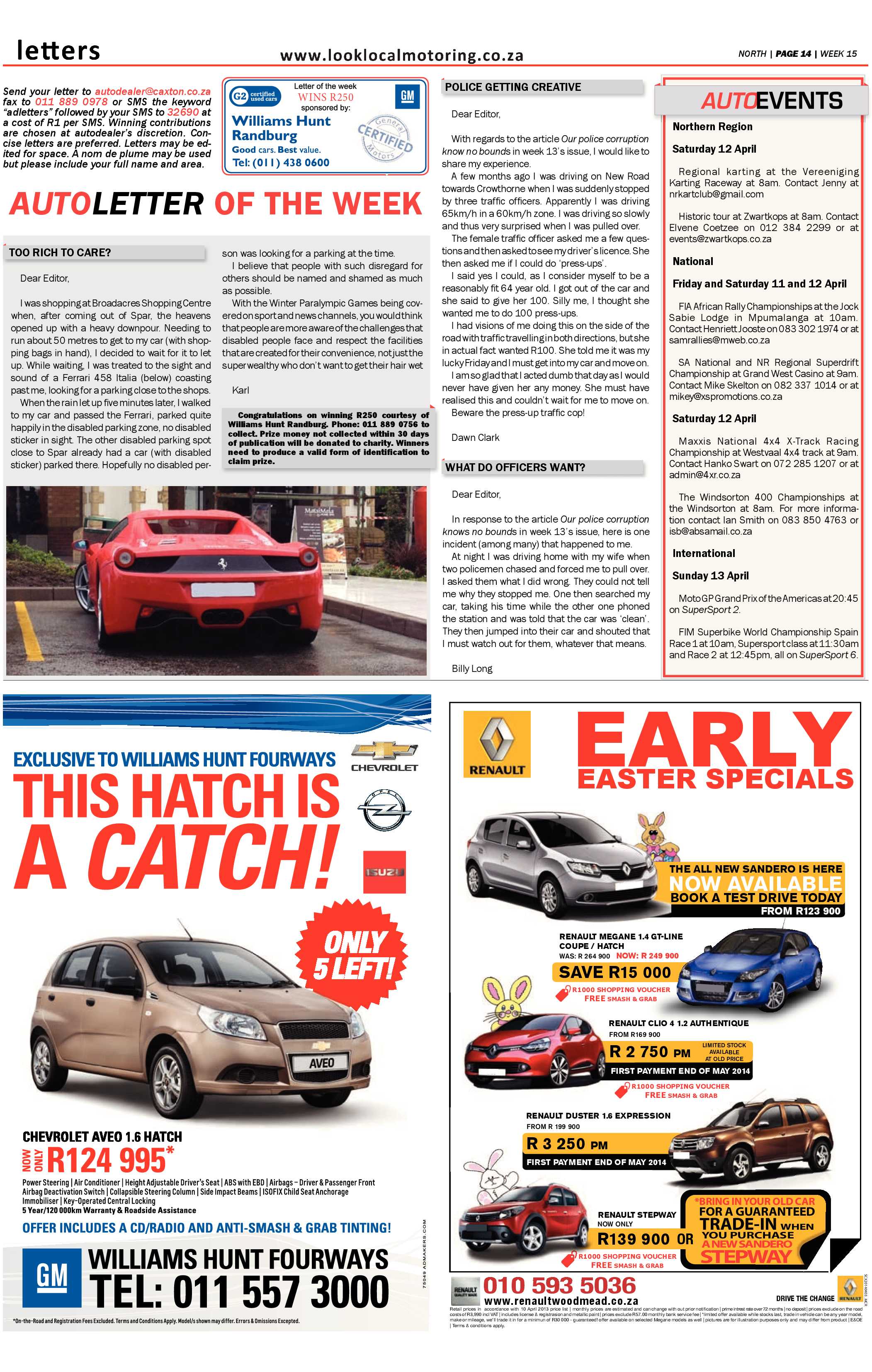 Sandton Chronicle 11 April 2014 page 34