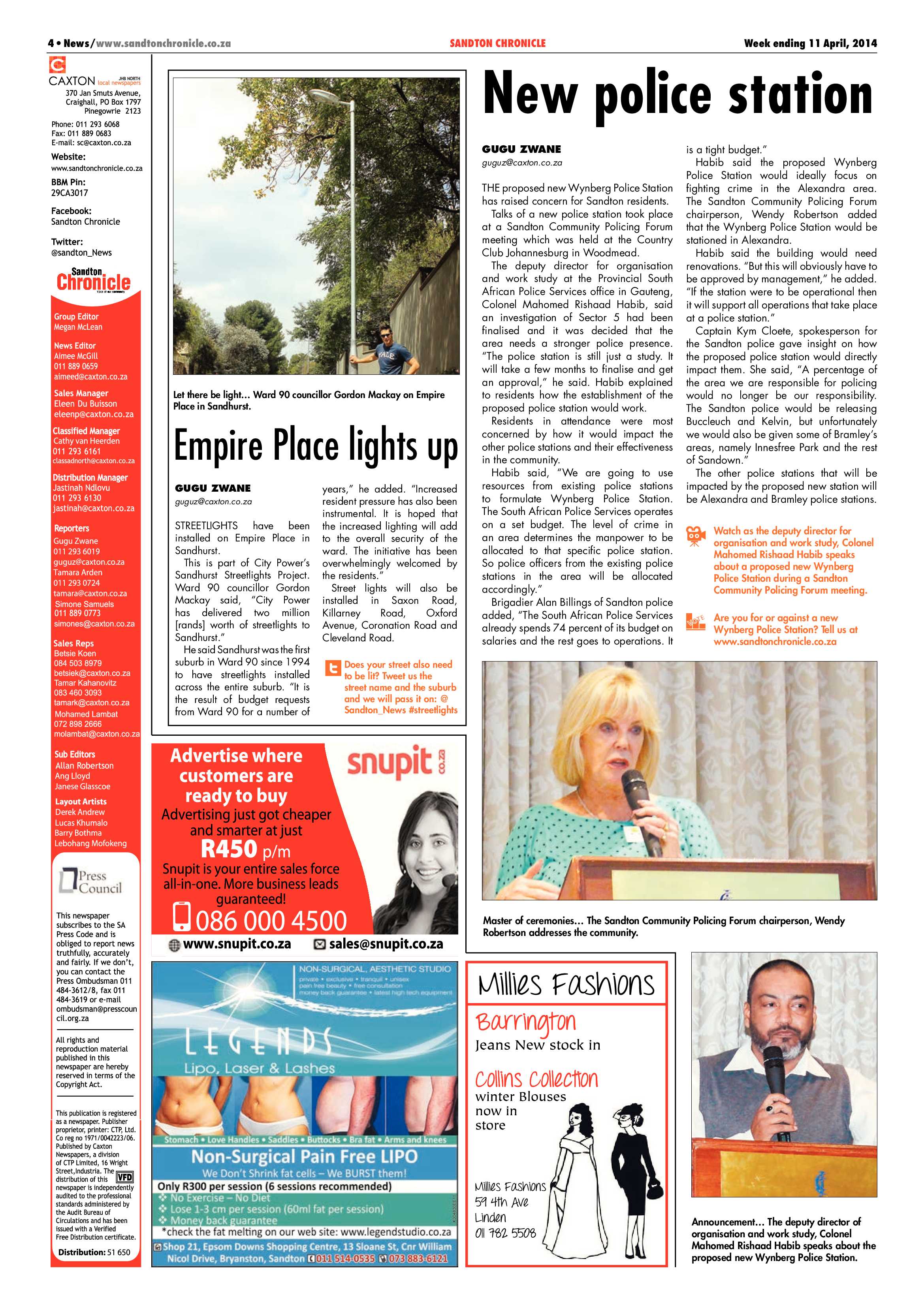 Sandton Chronicle 11 April 2014 page 4