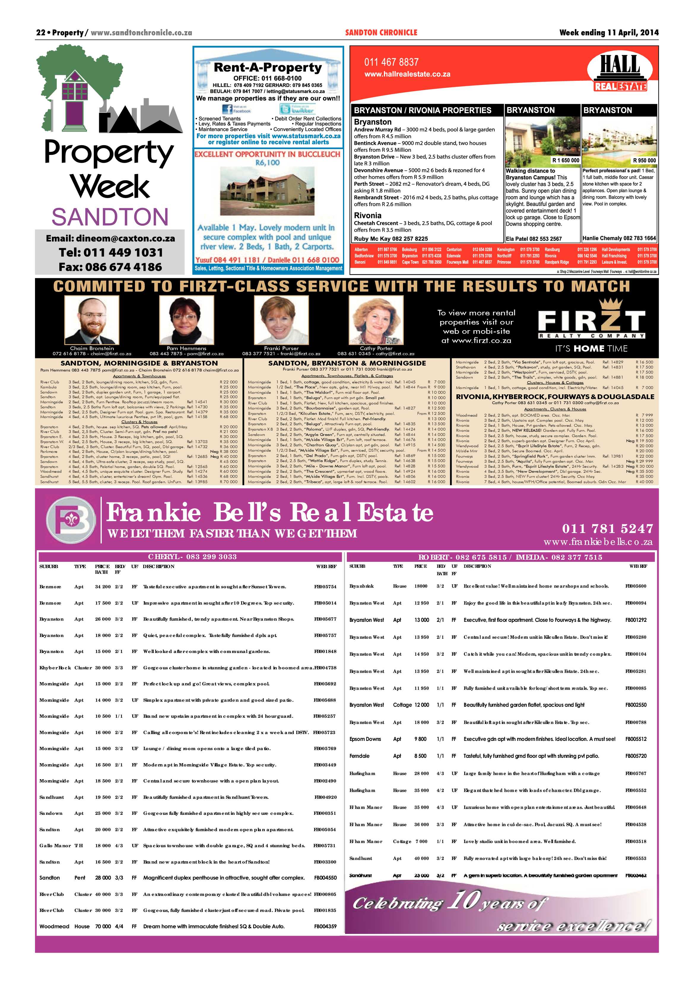 Sandton Chronicle 11 April 2014 page 46