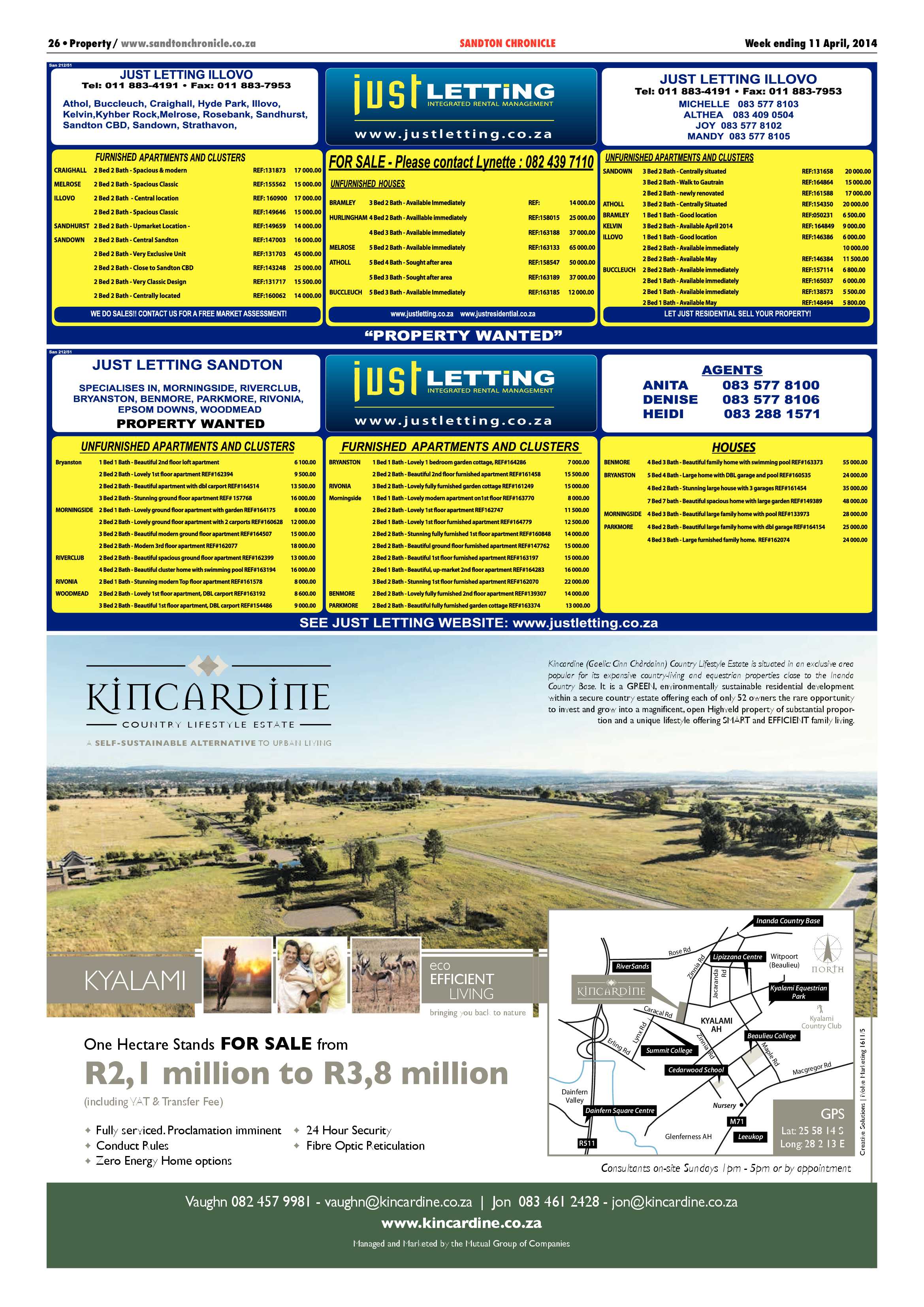 Sandton Chronicle 11 April 2014 page 50