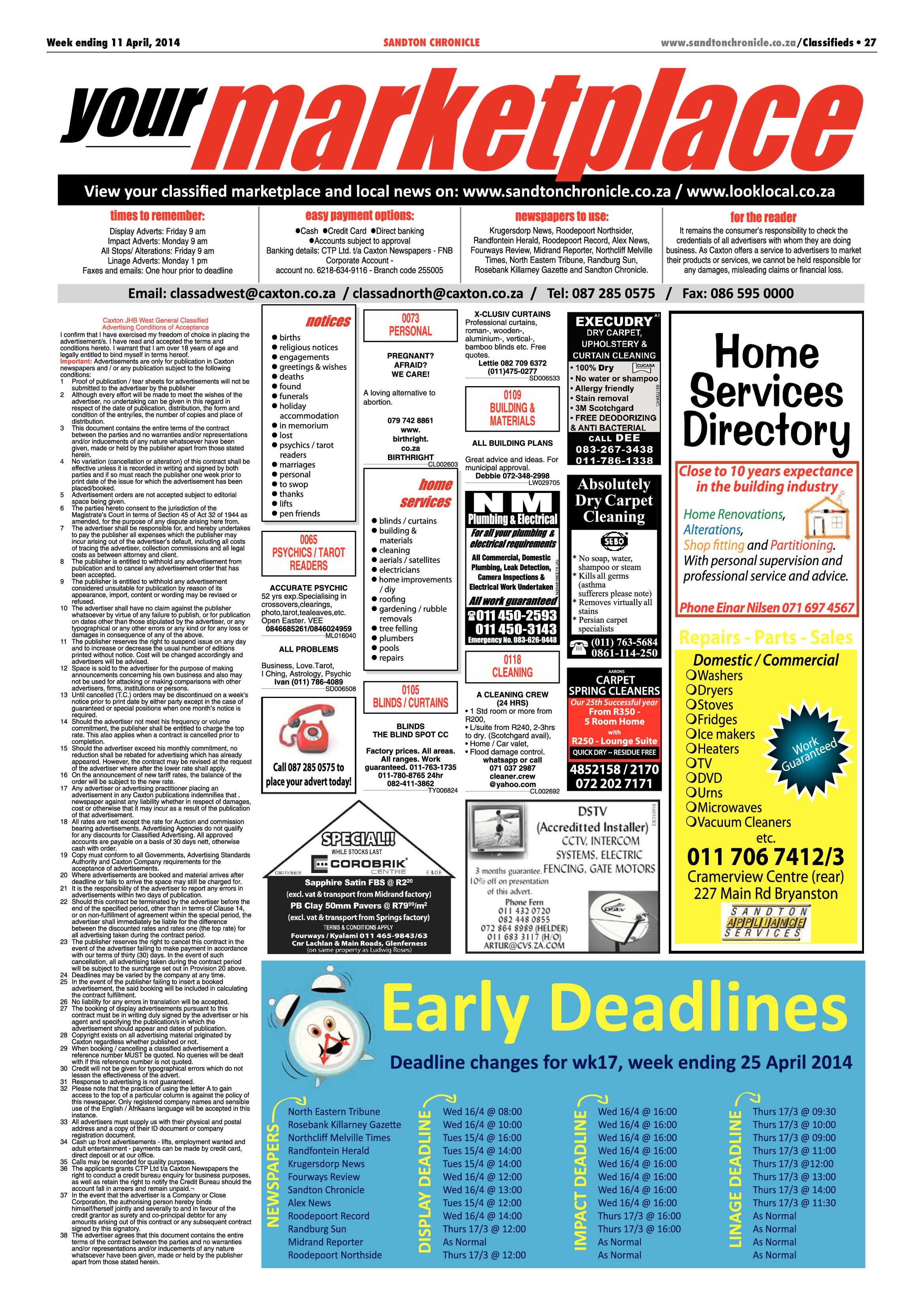 Sandton Chronicle 11 April 2014 page 51