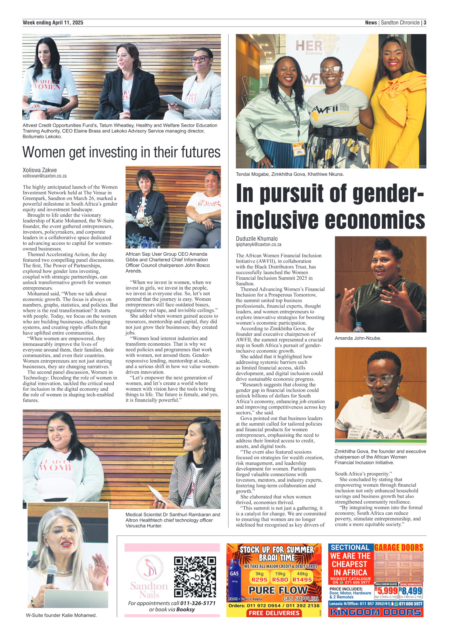 Sandton Chronicle 11 April 2025 page 3