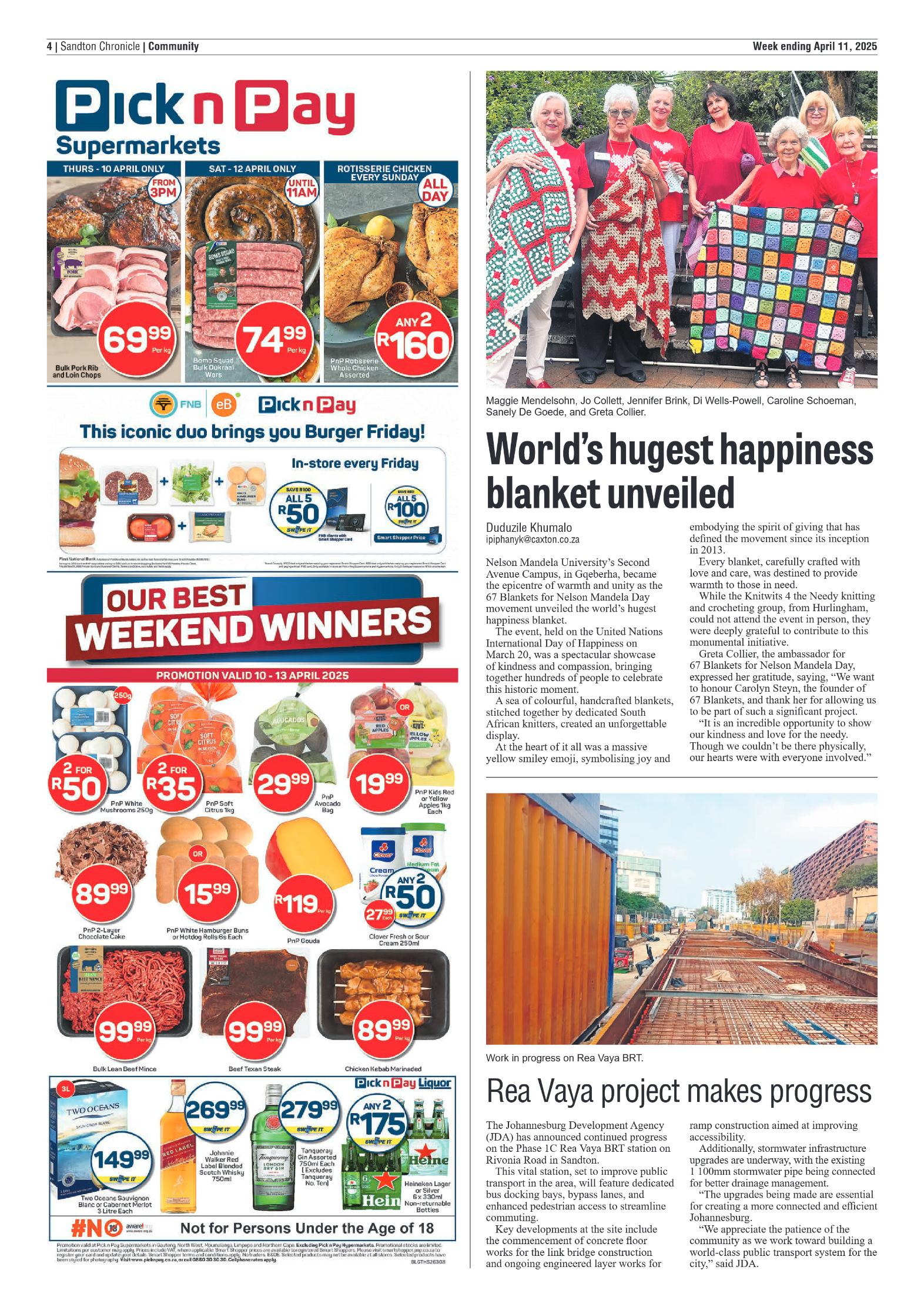 Sandton Chronicle 11 April 2025 page 4