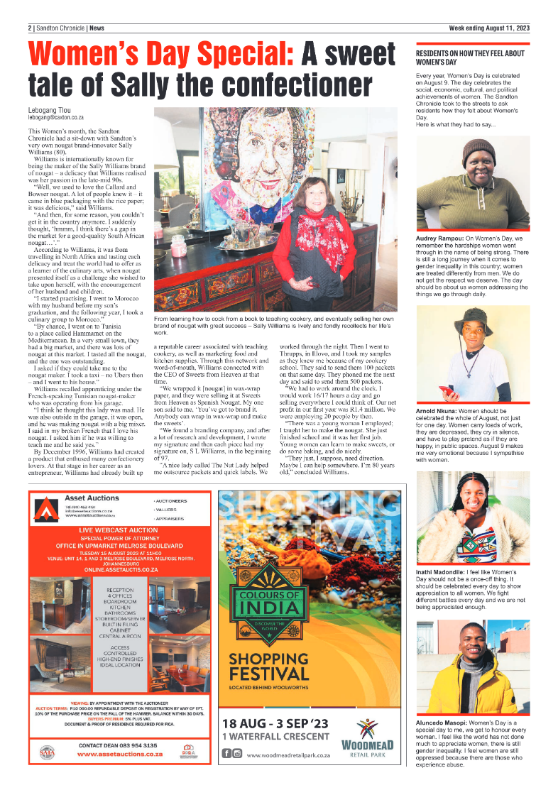 Sandton Chronicle 11 August 2023 page 2