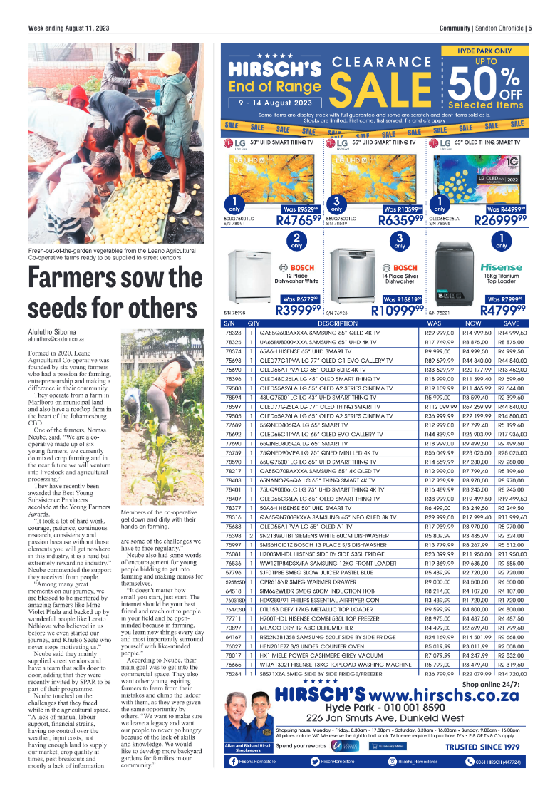 Sandton Chronicle 11 August 2023 page 5