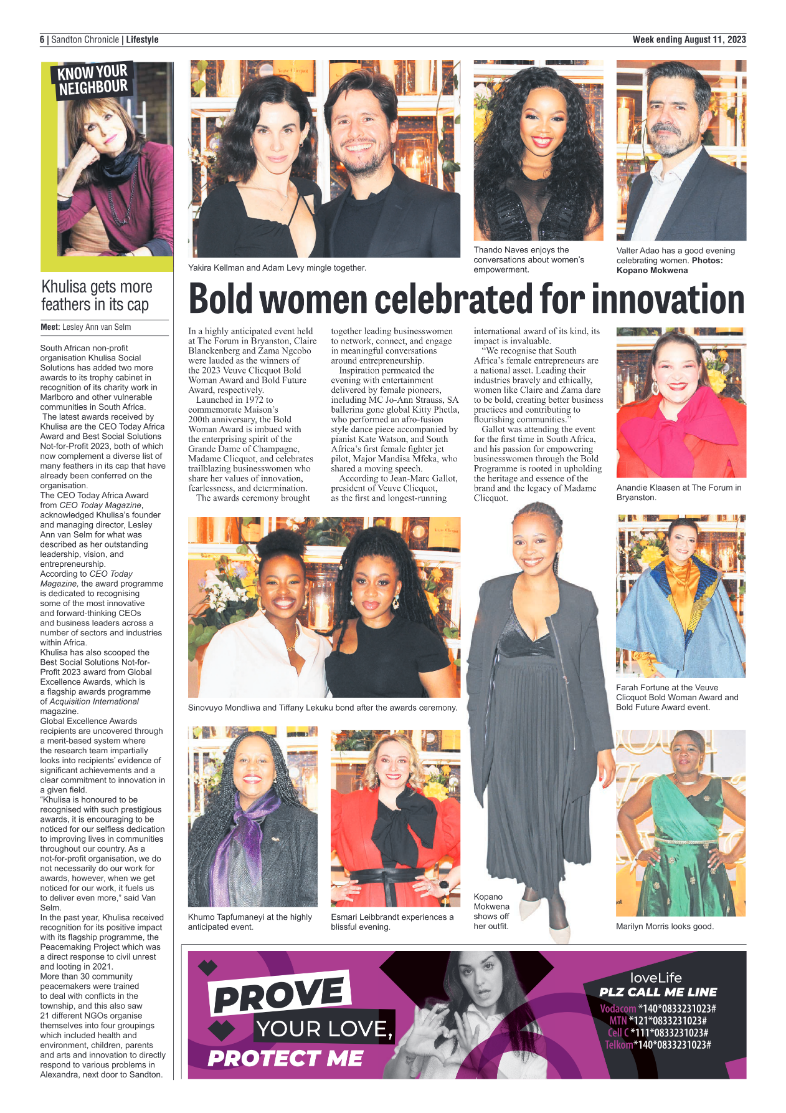 Sandton Chronicle 11 August 2023 page 6