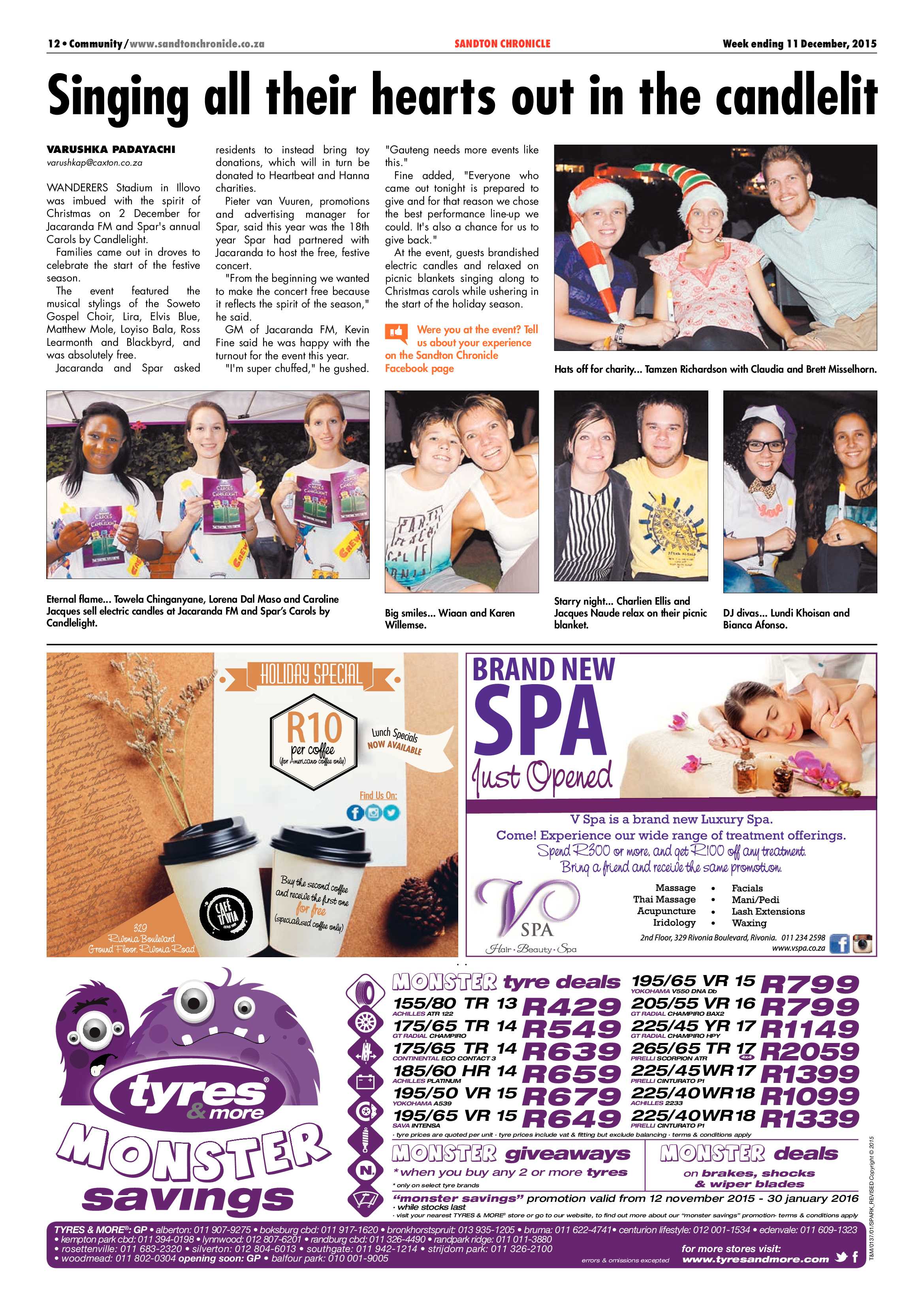 Sandton Chronicle 11 December 2015 page 12