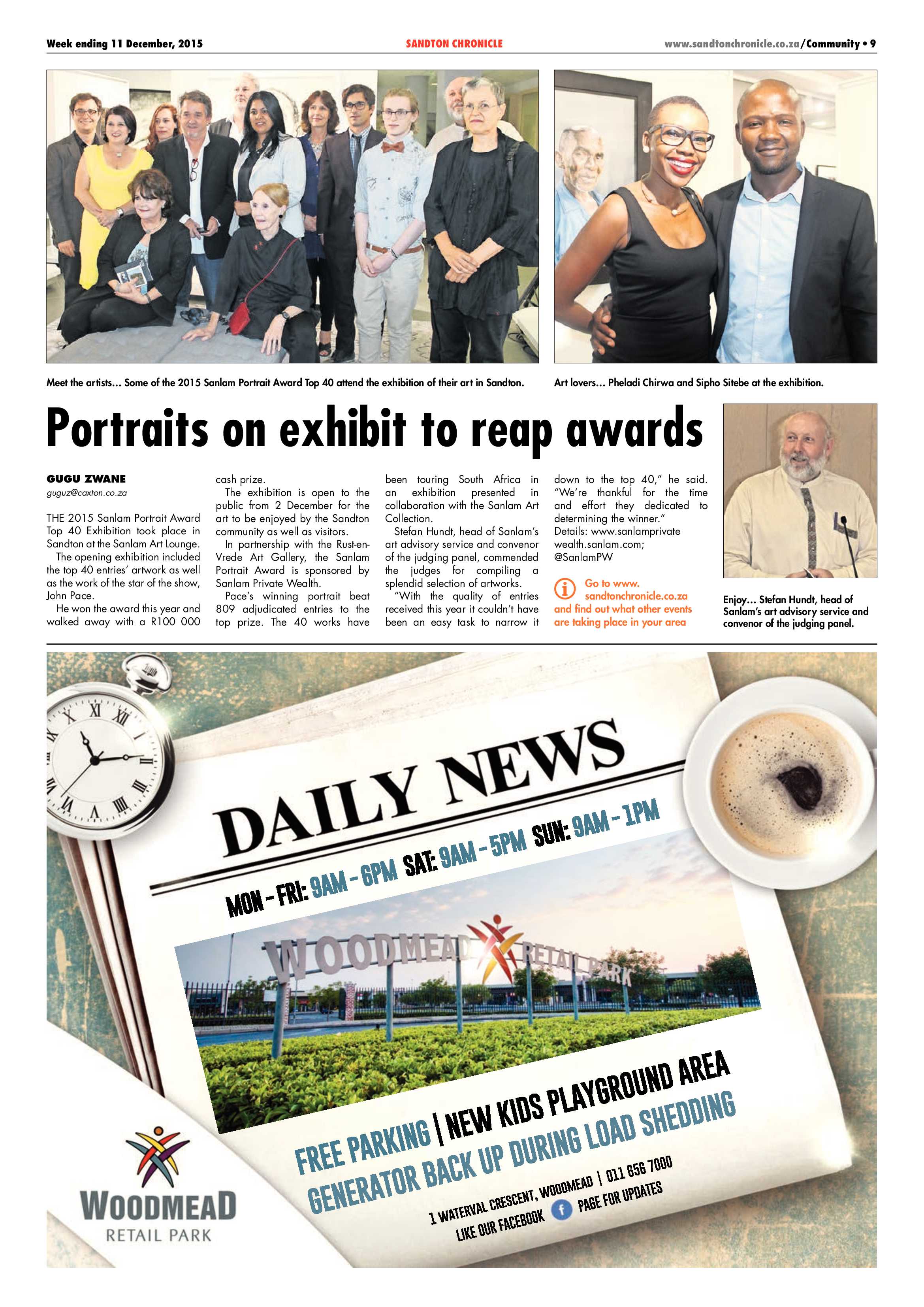 Sandton Chronicle 11 December 2015 page 9