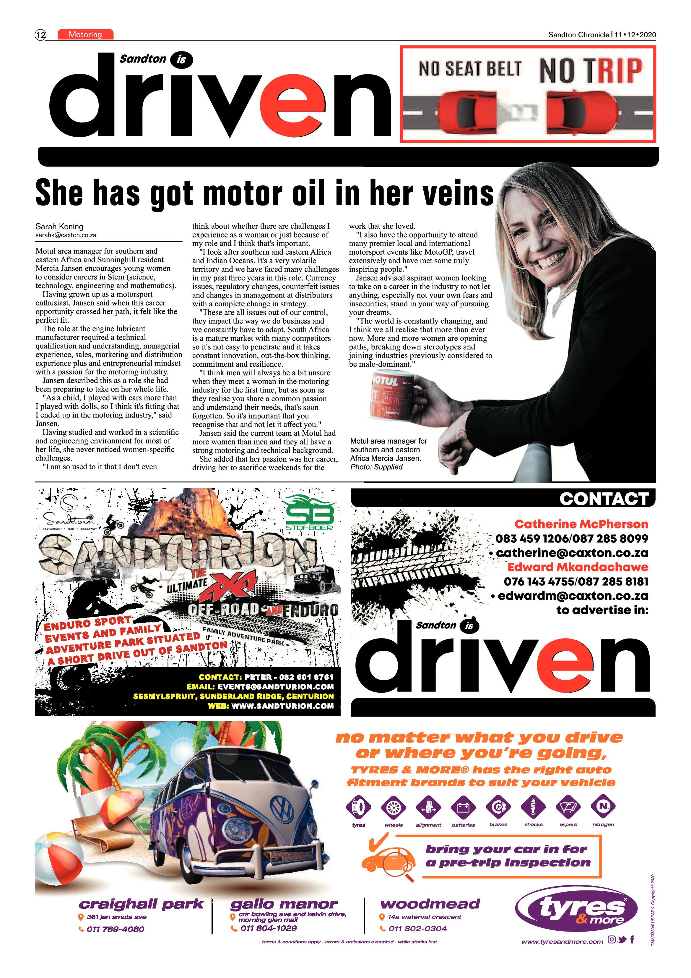 Sandton Chronicle 11 December 2020 page 12