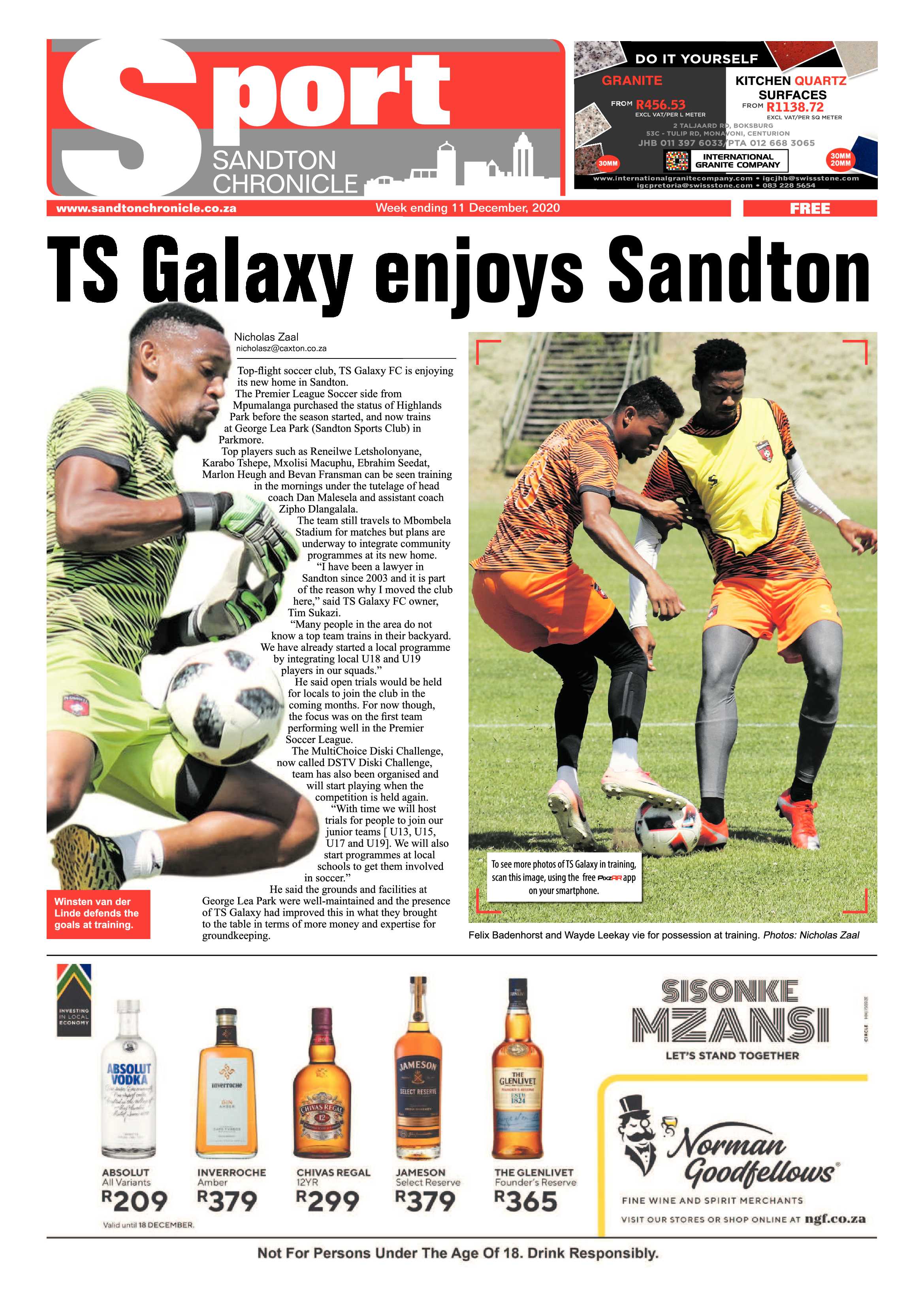 Sandton Chronicle 11 December 2020 page 16