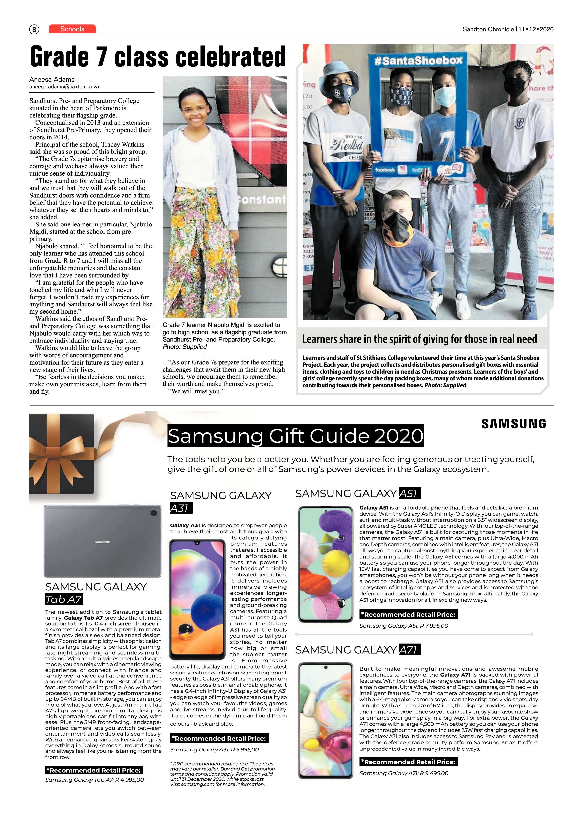 Sandton Chronicle 11 December 2020 page 8