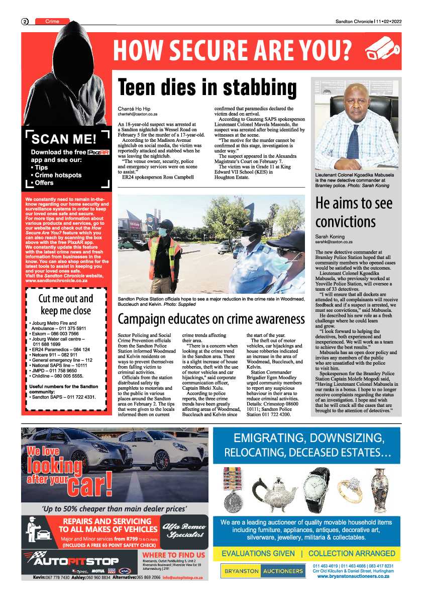 Sandton Chronicle 11 February 2022 page 2