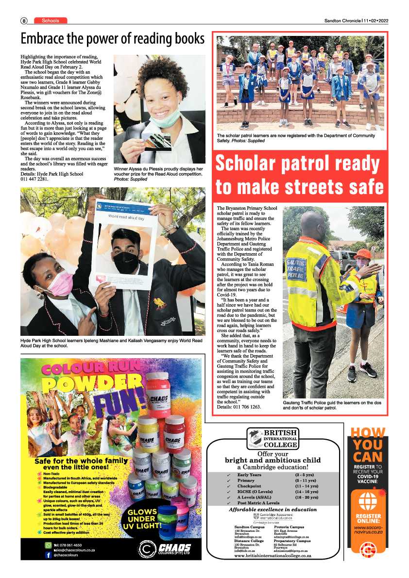 Sandton Chronicle 11 February 2022 page 8