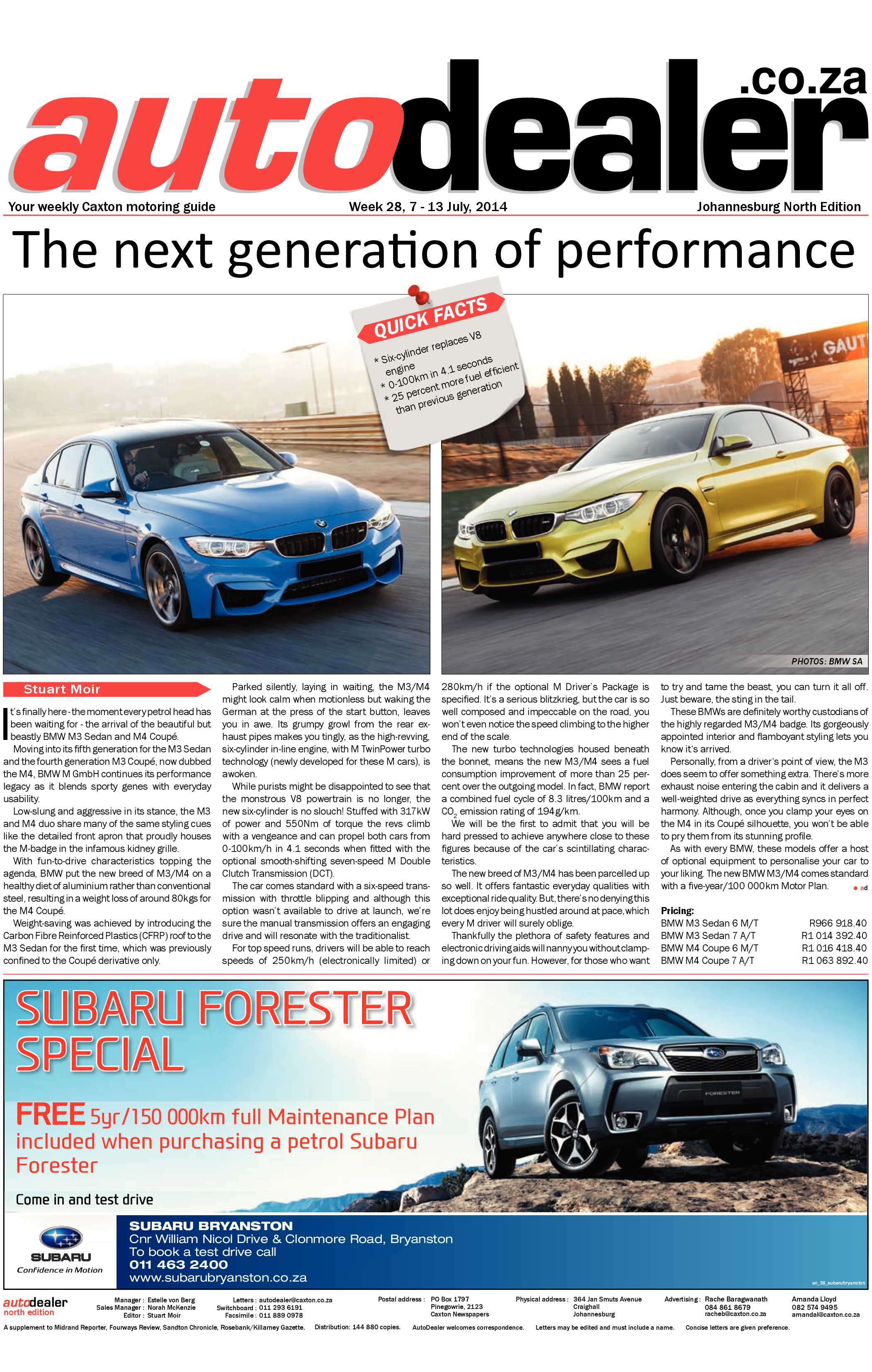 Sandton Chronicle 11 July 2014 page 15