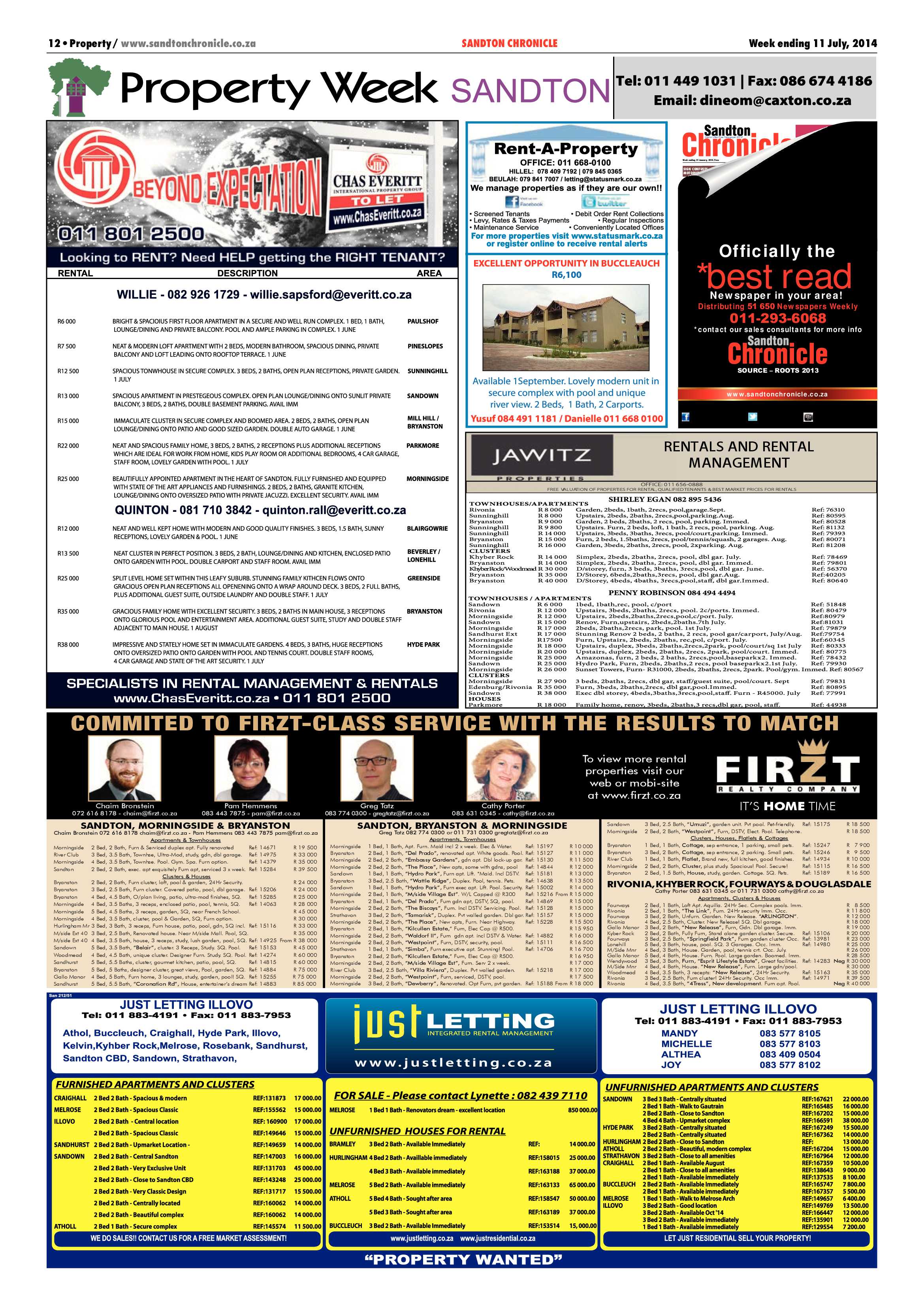 Sandton Chronicle 11 July 2014 page 32