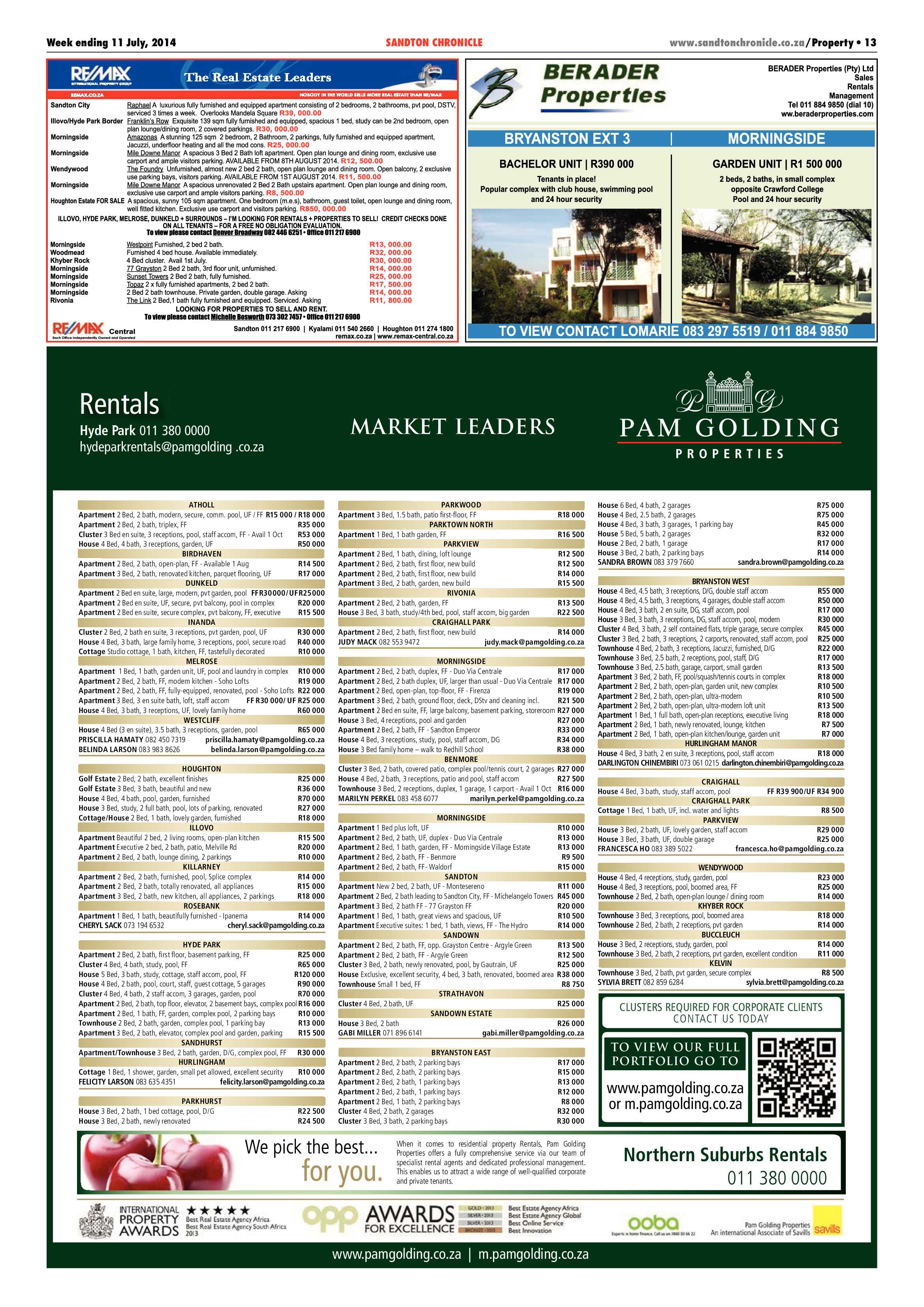 Sandton Chronicle 11 July 2014 page 33