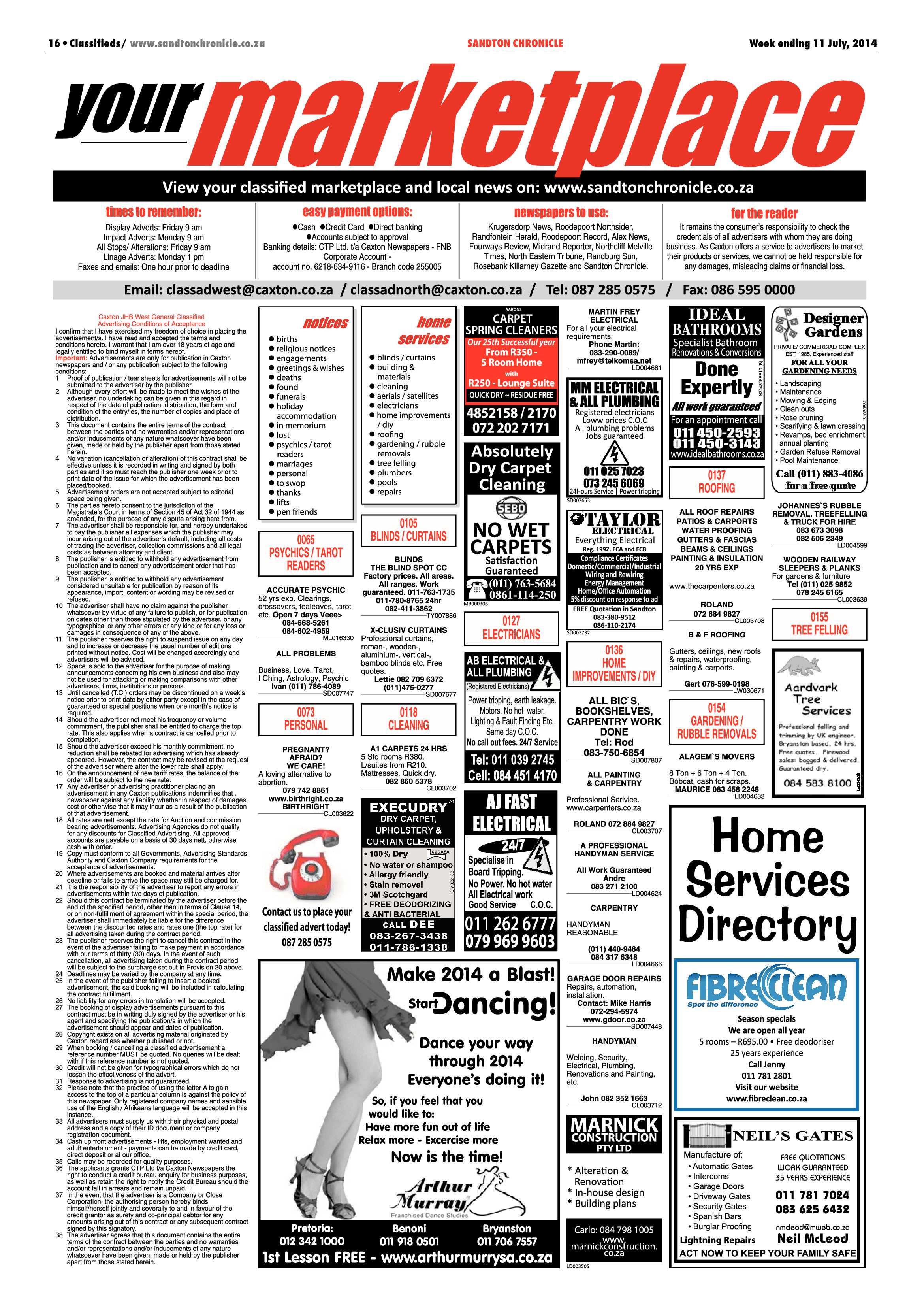 Sandton Chronicle 11 July 2014 page 36