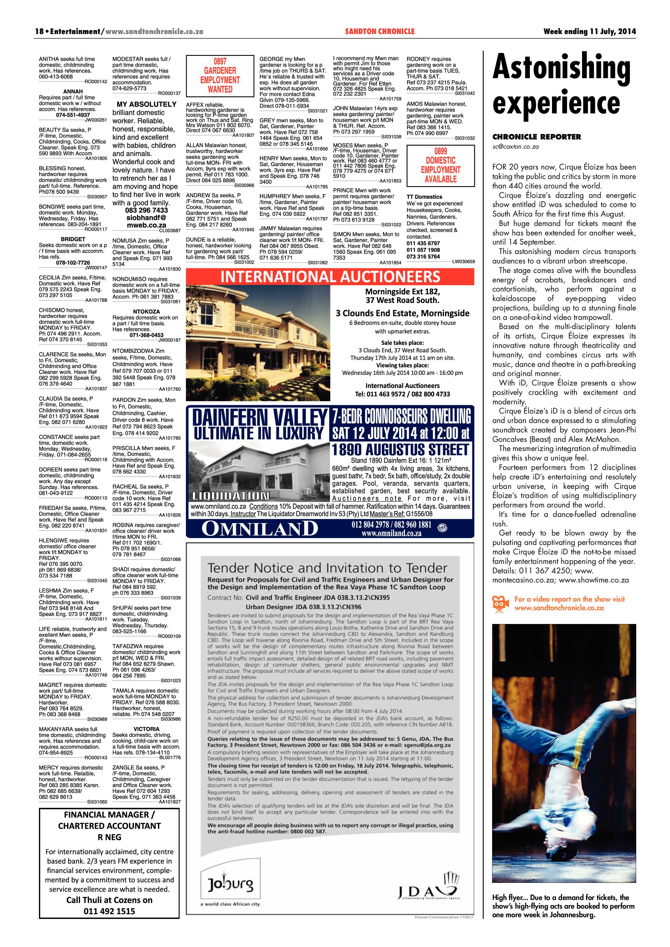 Sandton Chronicle 11 July 2014 page 38