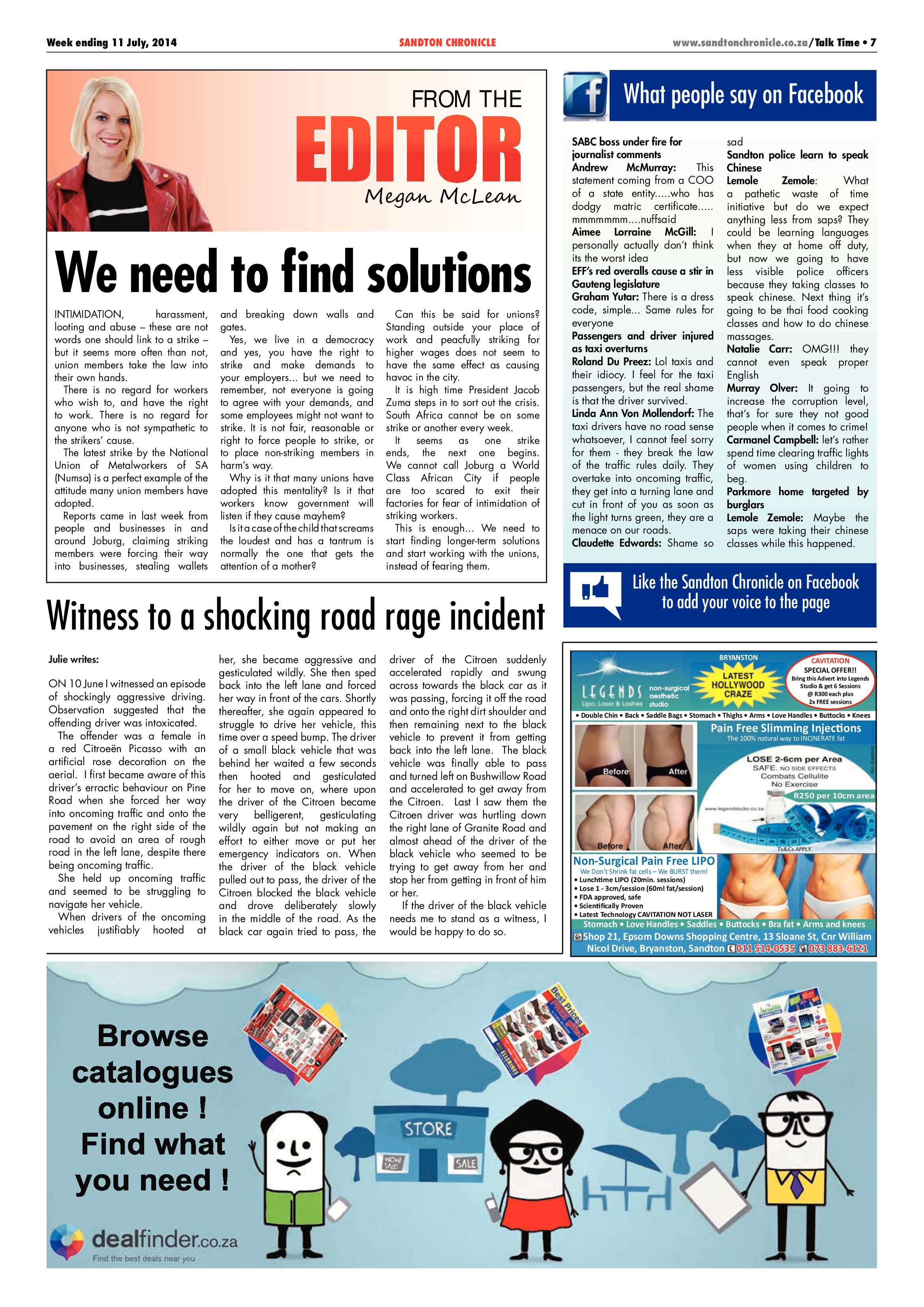 Sandton Chronicle 11 July 2014 page 7