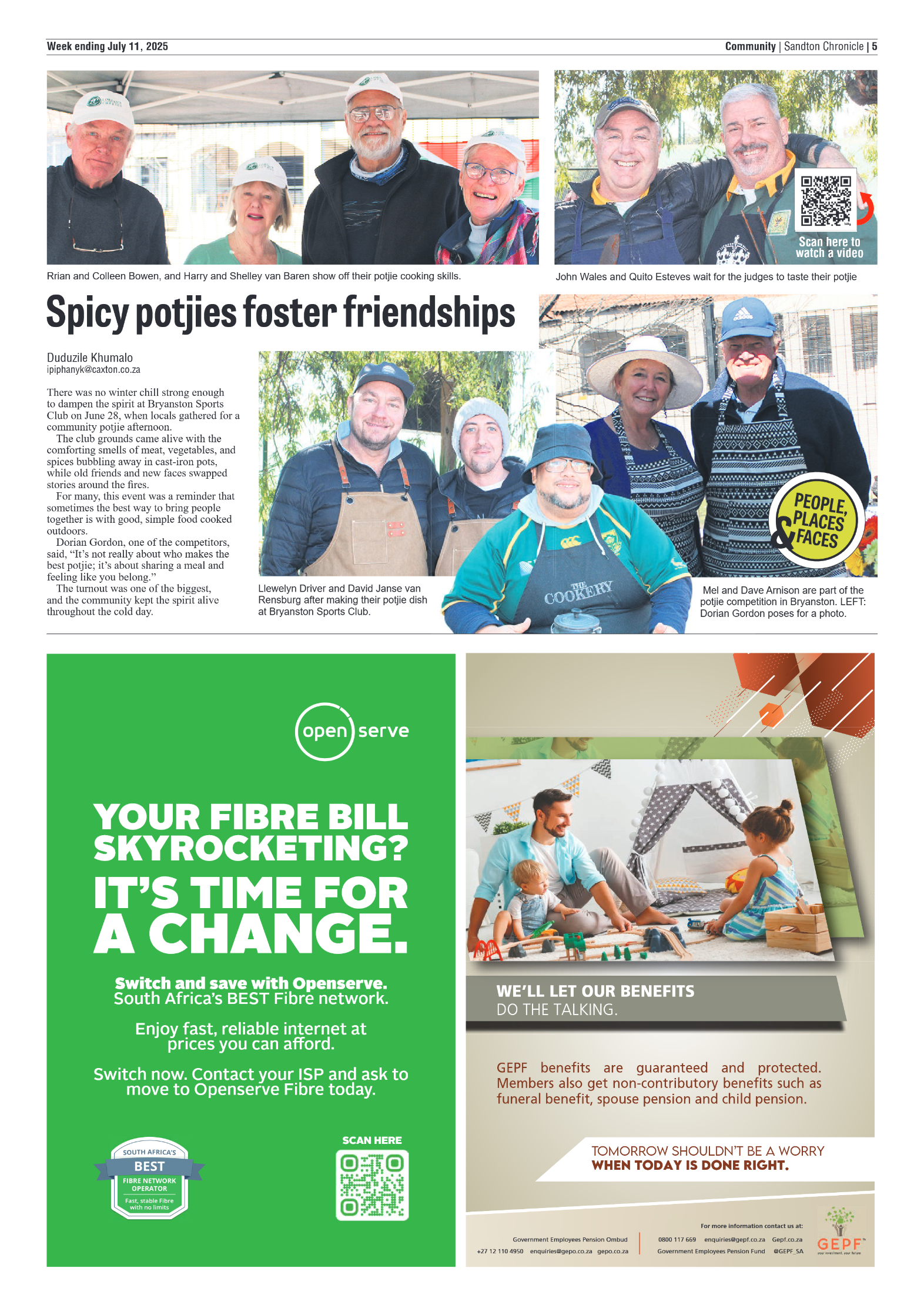 Sandton Chronicle 11 July 2025 page 5
