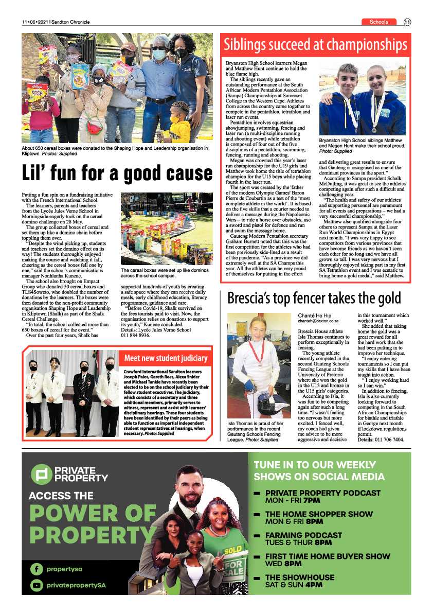 Sandton Chronicle 11 June 2021 page 11