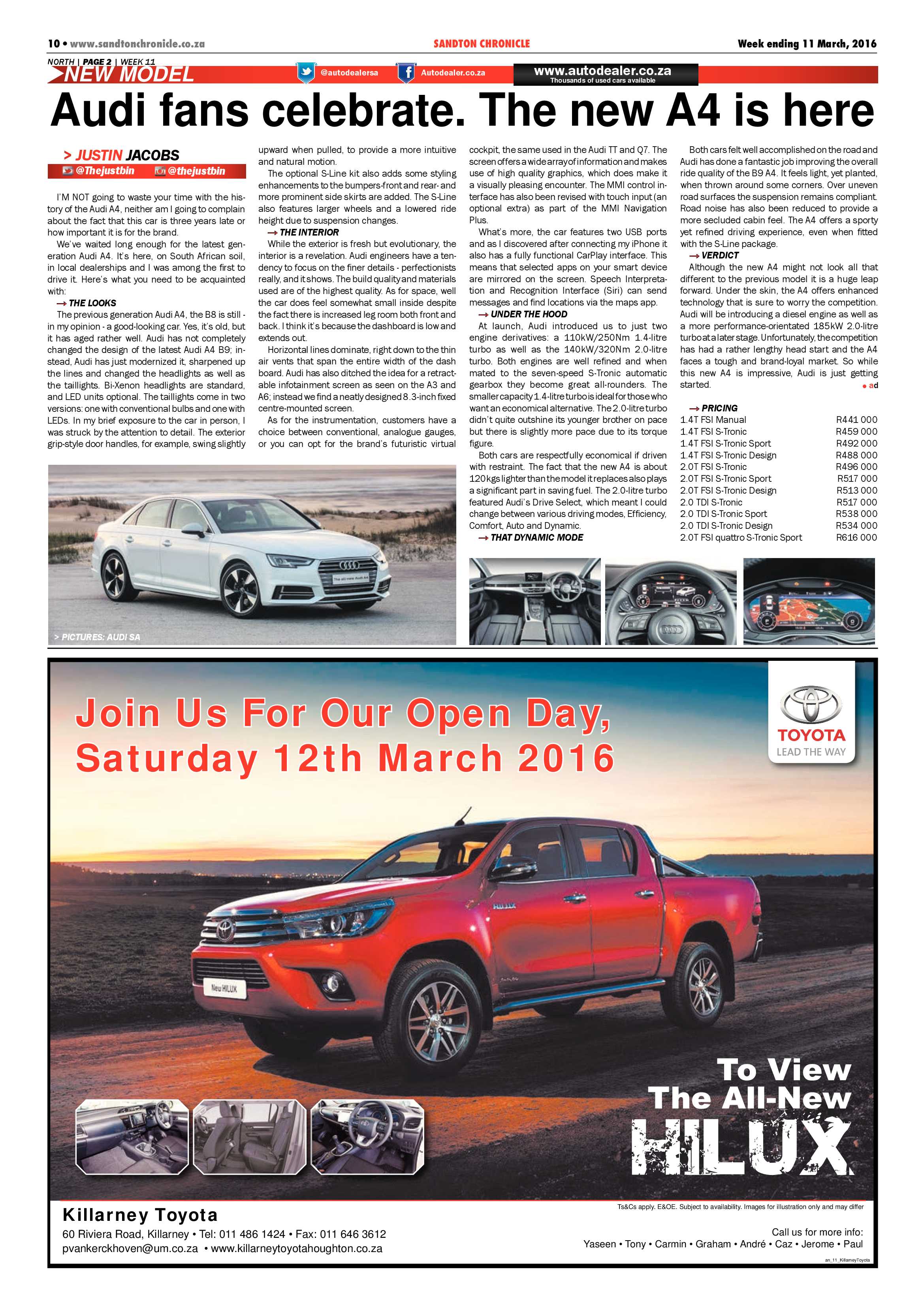 Sandton Chronicle 11 March 2016 page 10