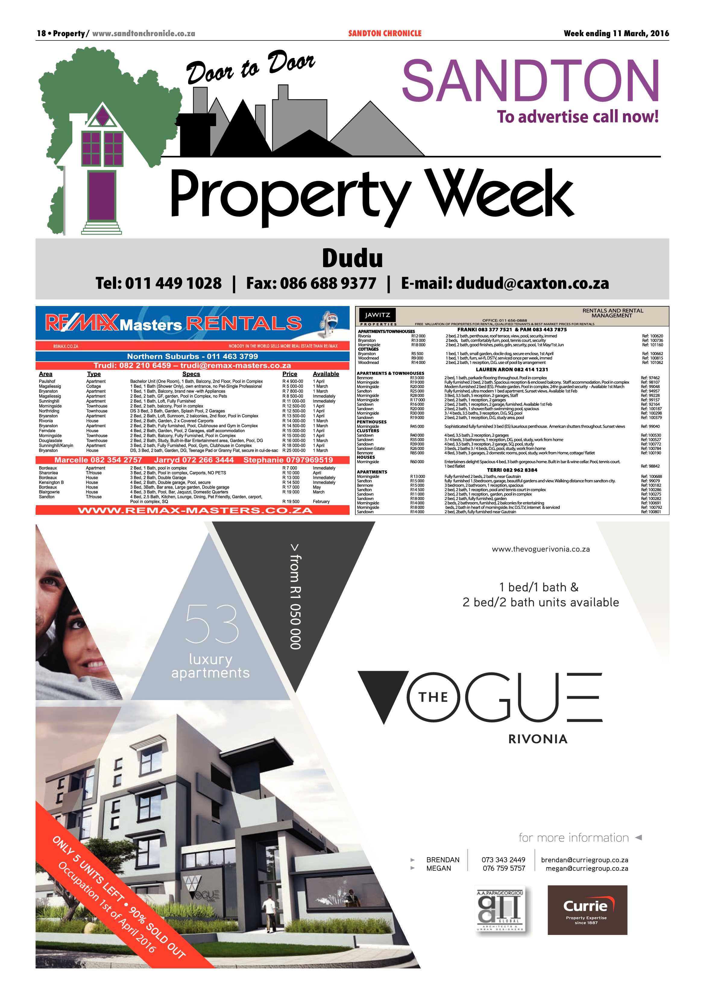 Sandton Chronicle 11 March 2016 page 18