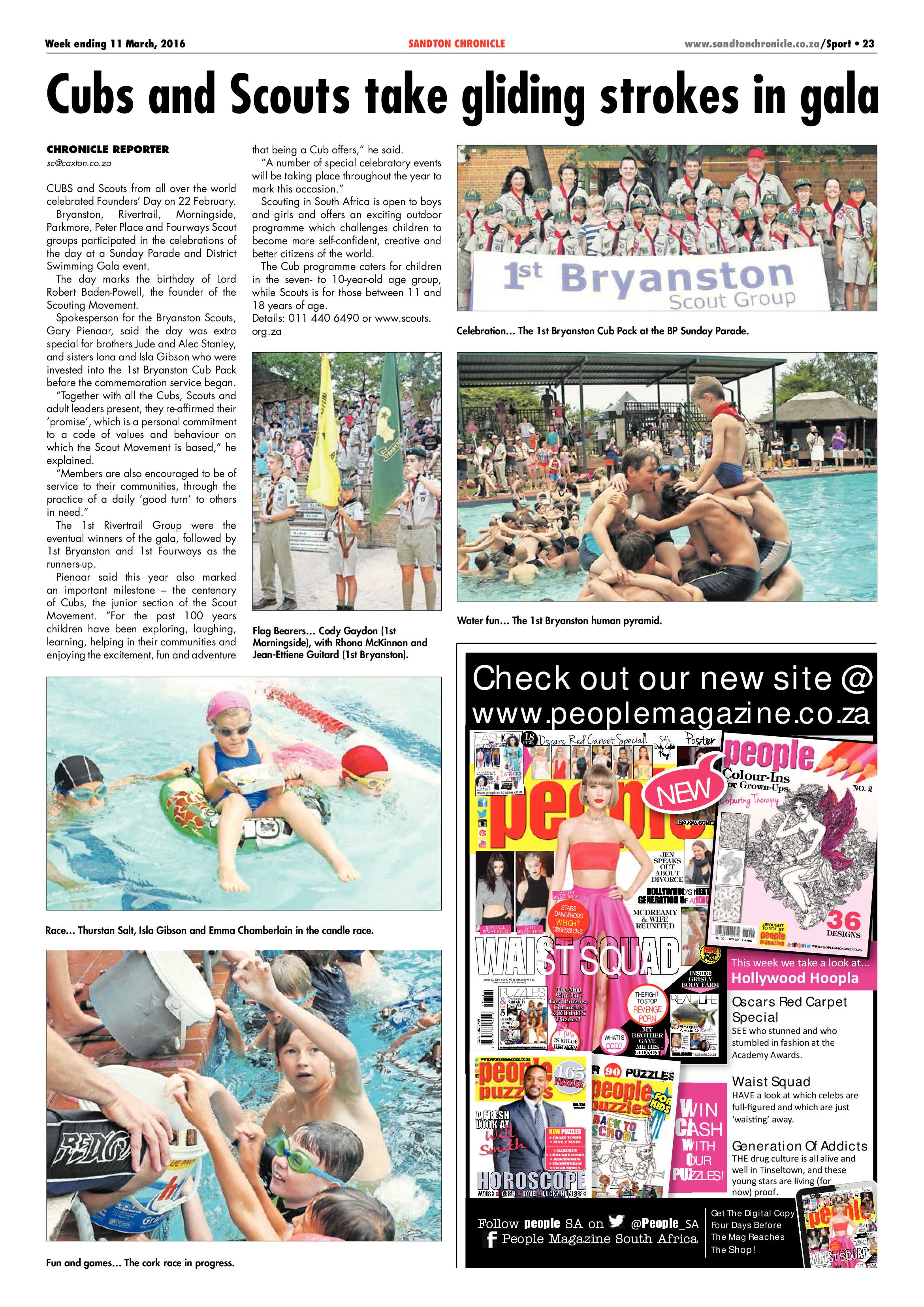 Sandton Chronicle 11 March 2016 page 23