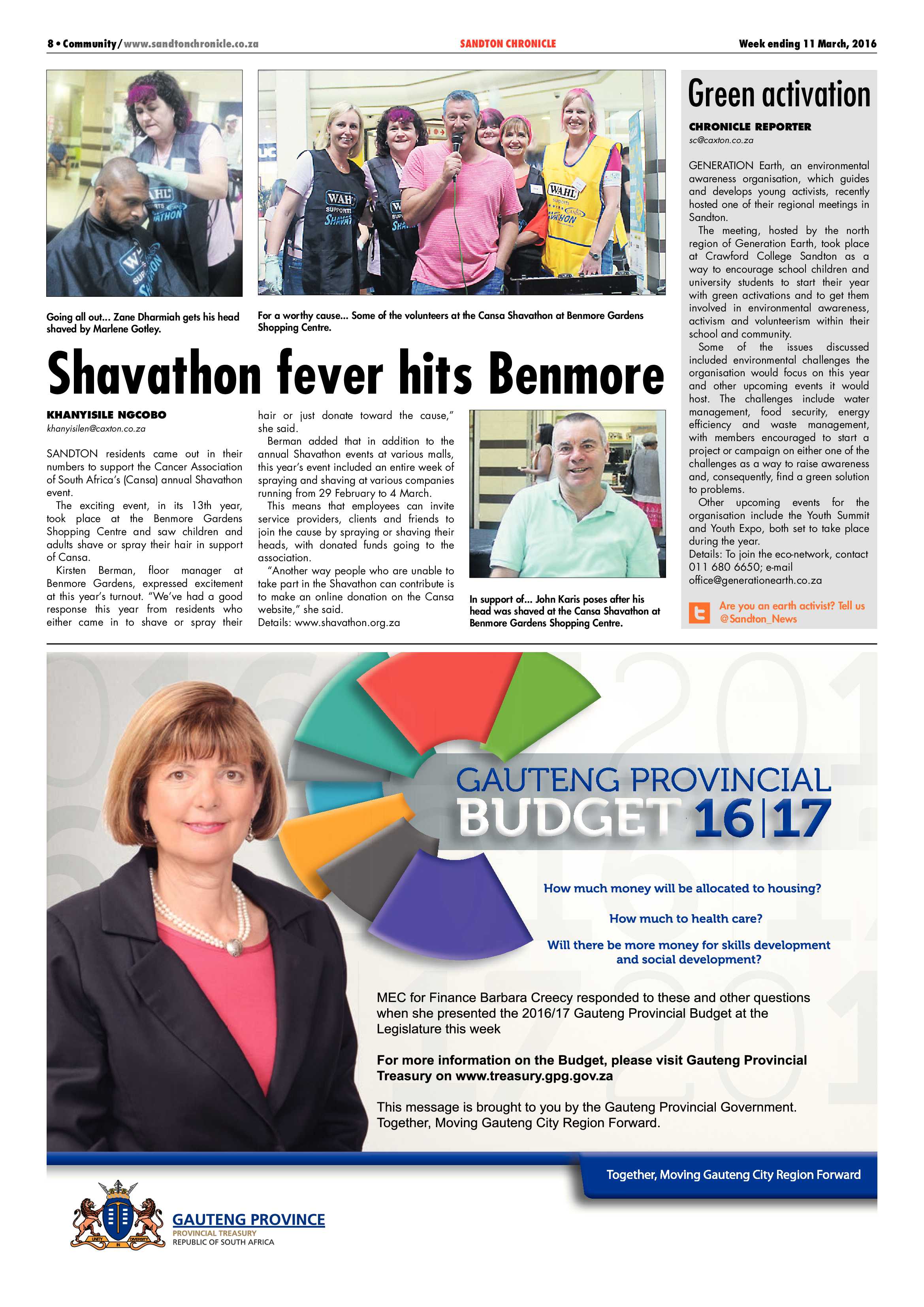 Sandton Chronicle 11 March 2016 page 8