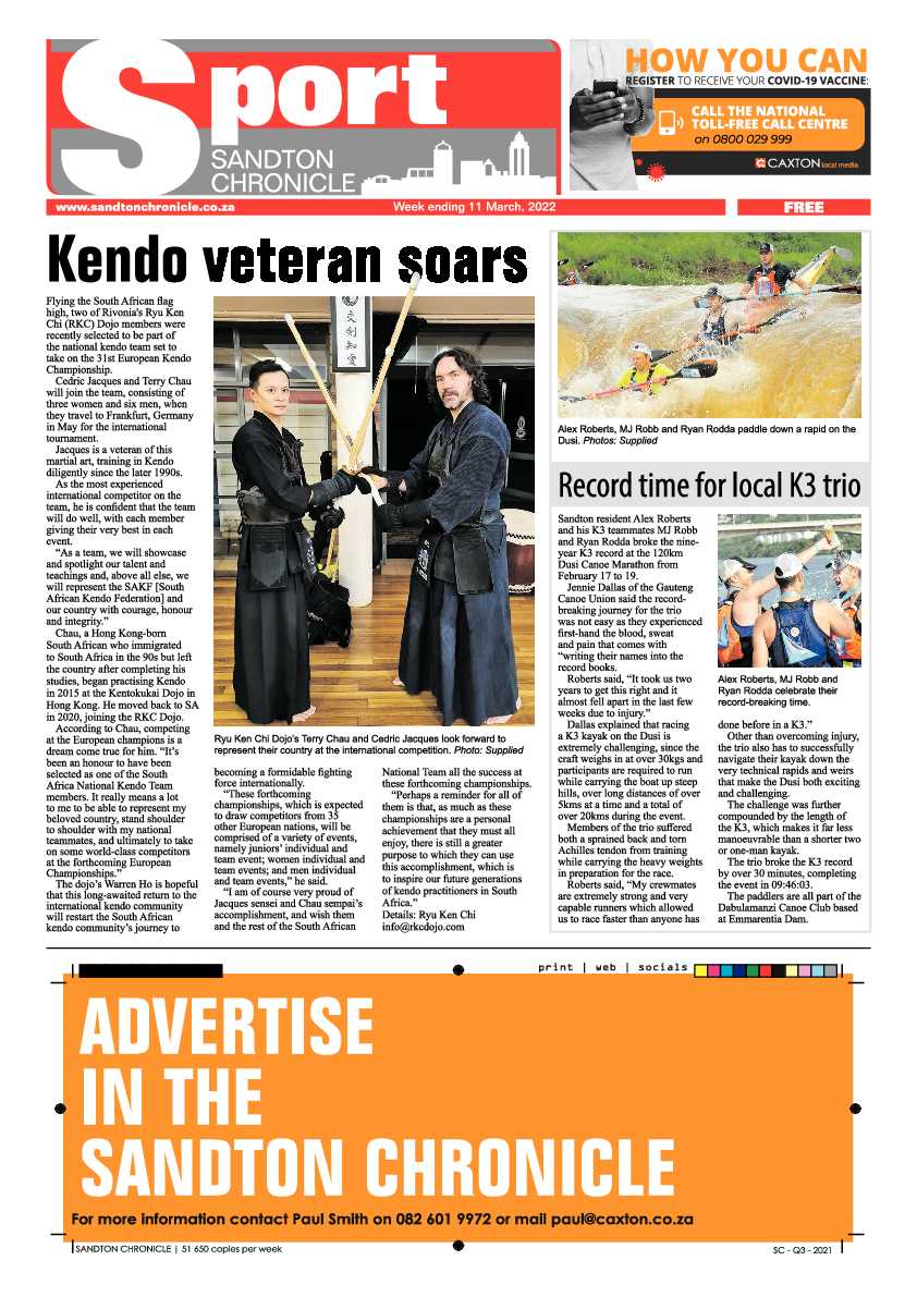 Sandton Chronicle 11 March 2022 page 12
