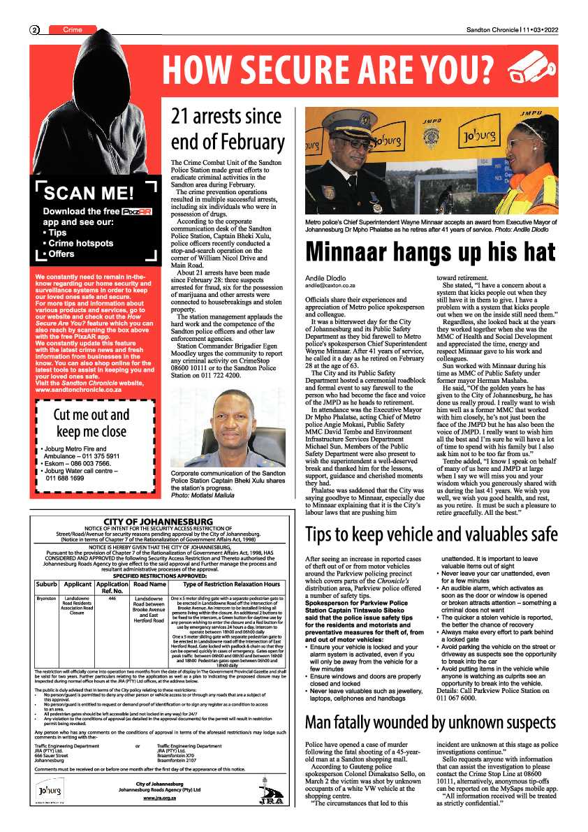Sandton Chronicle 11 March 2022 page 2