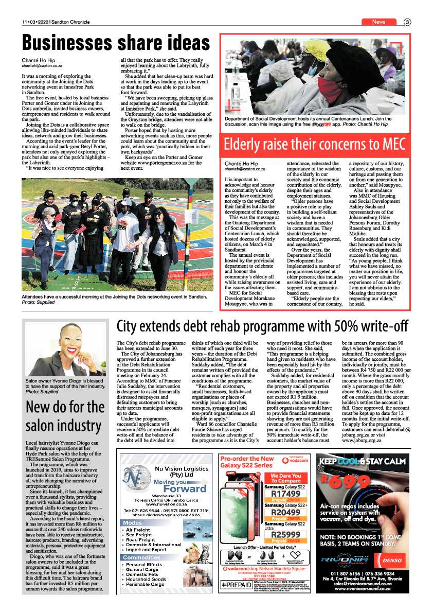 Sandton Chronicle 11 March 2022 page 3