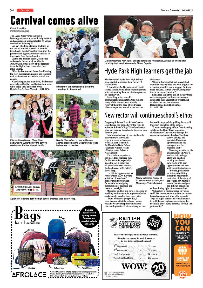 Sandton Chronicle 11 March 2022 page 8