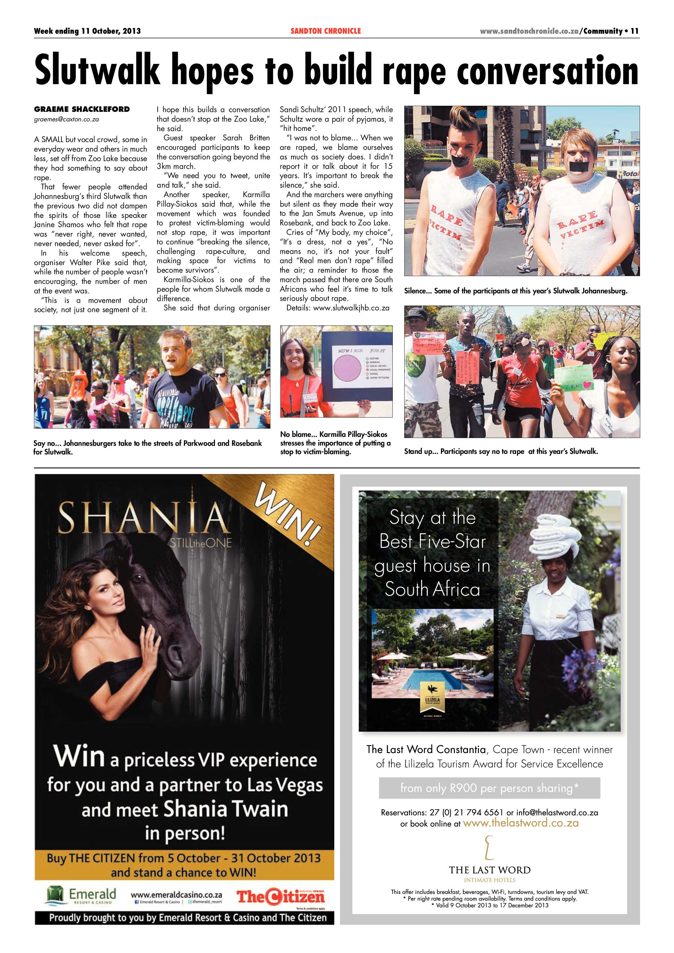 Sandton Chronicle 11 October 2013 page 11