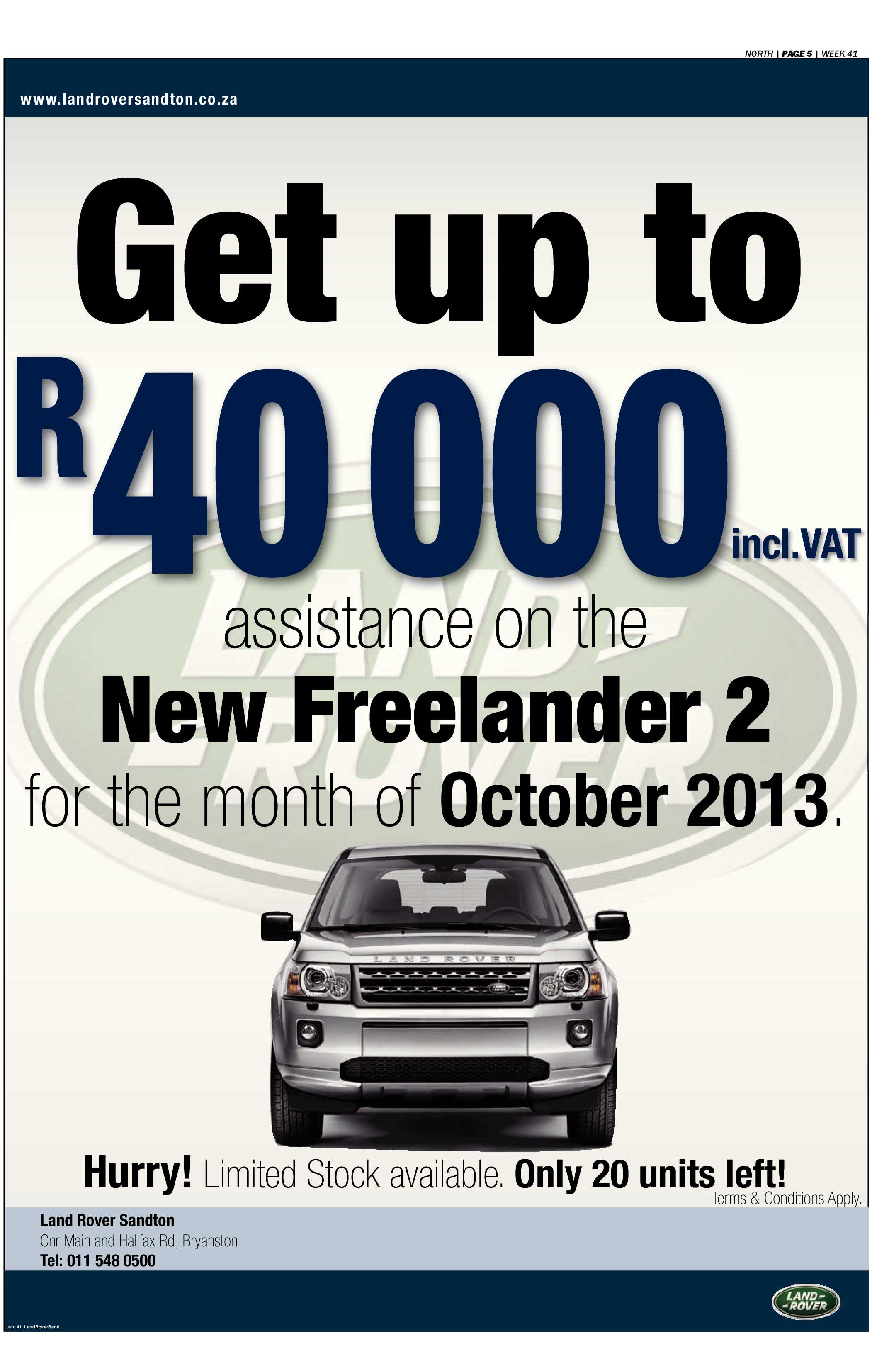 Sandton Chronicle 11 October 2013 page 23