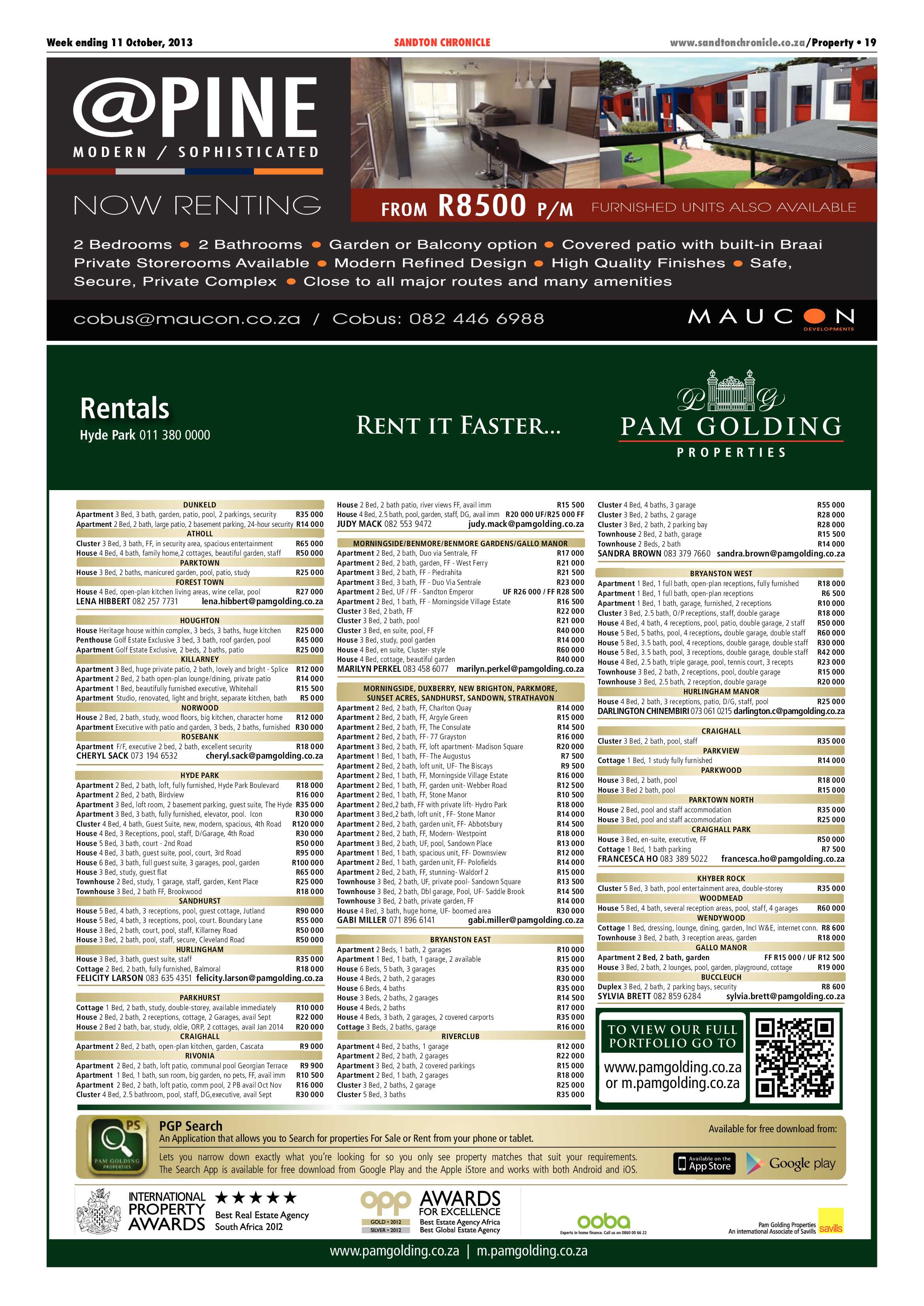 Sandton Chronicle 11 October 2013 page 39