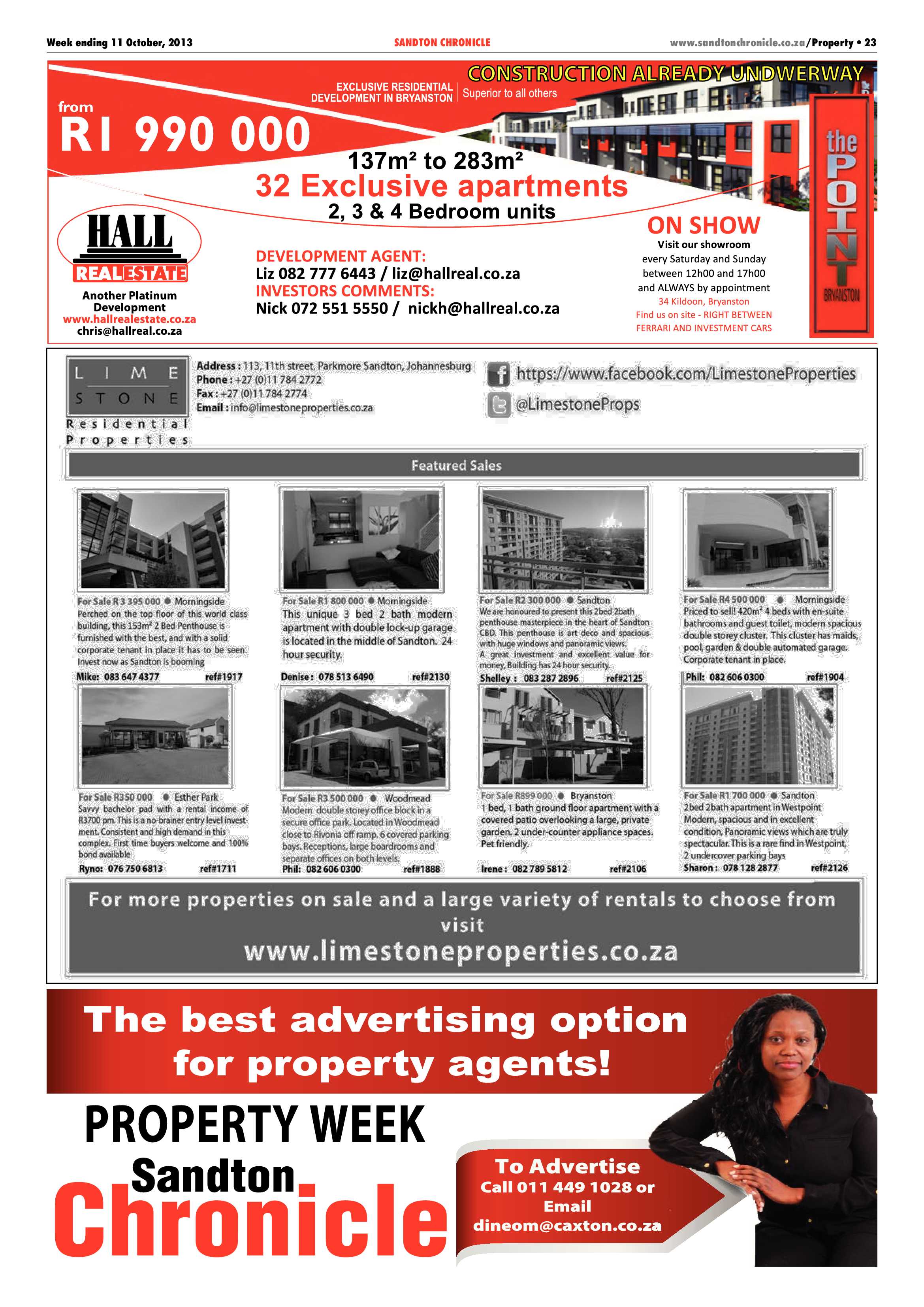 Sandton Chronicle 11 October 2013 page 43