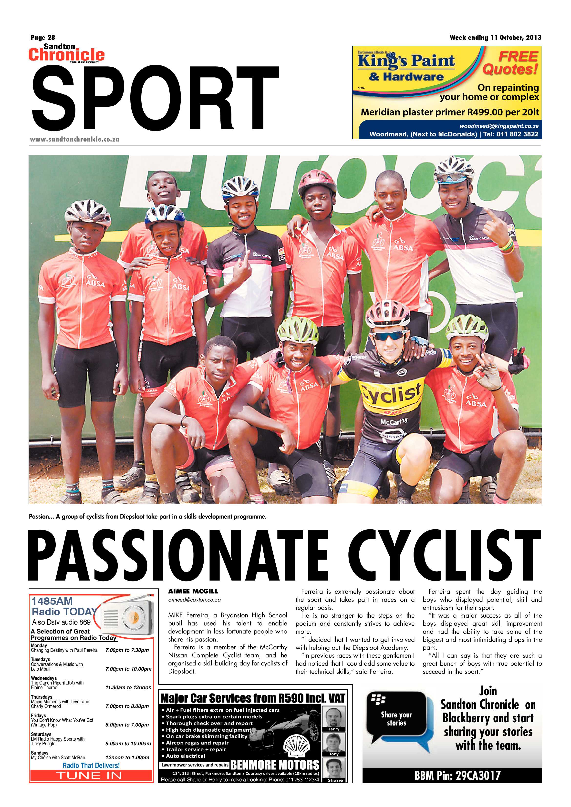Sandton Chronicle 11 October 2013 page 48
