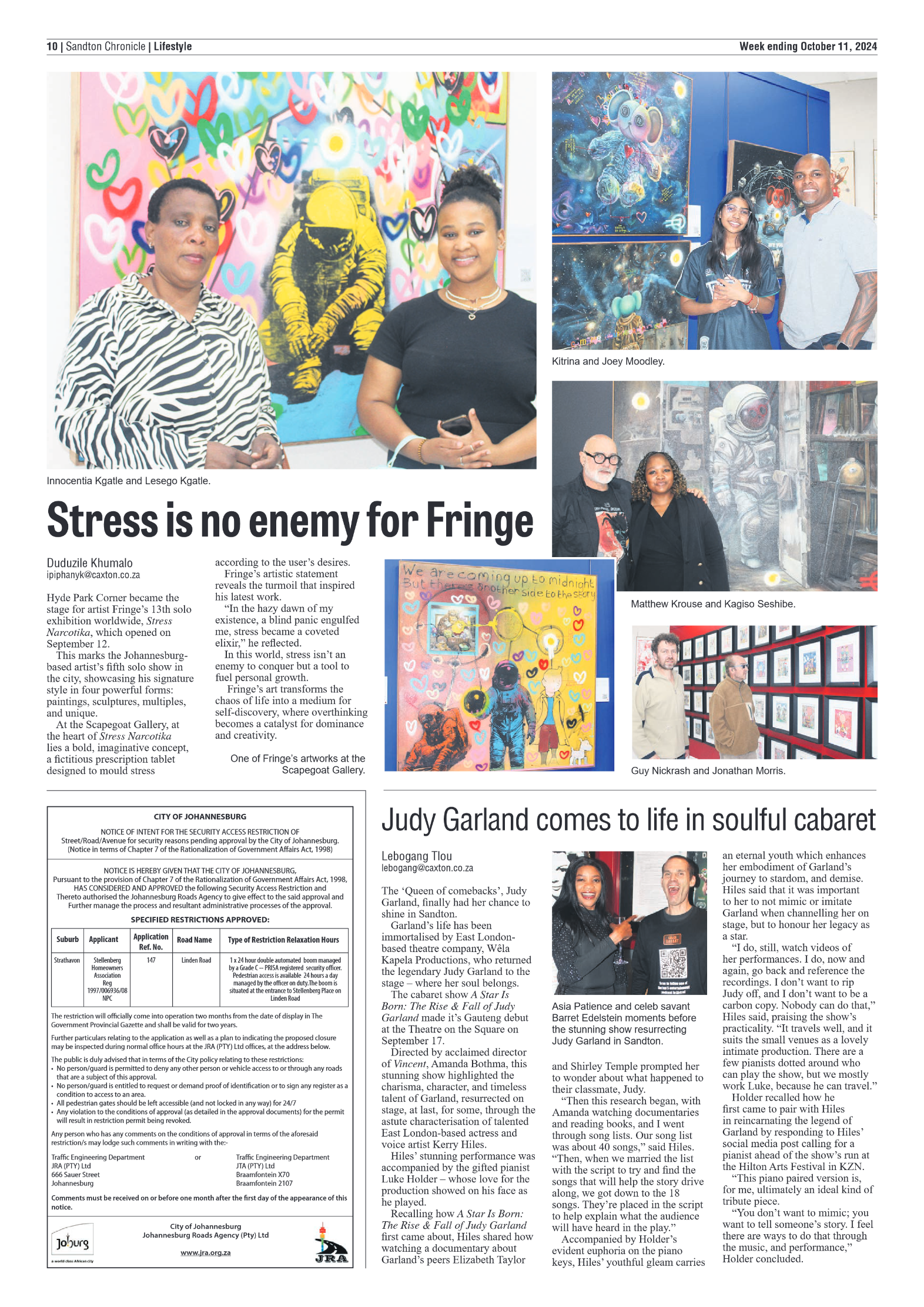 Sandton Chronicle 11 October 2024 page 10