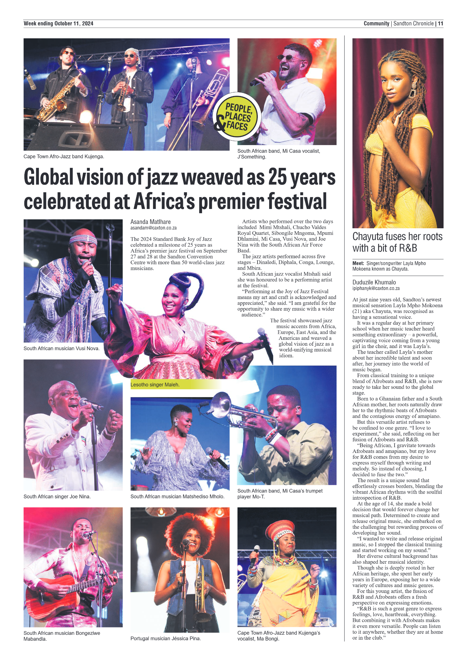 Sandton Chronicle 11 October 2024 page 11