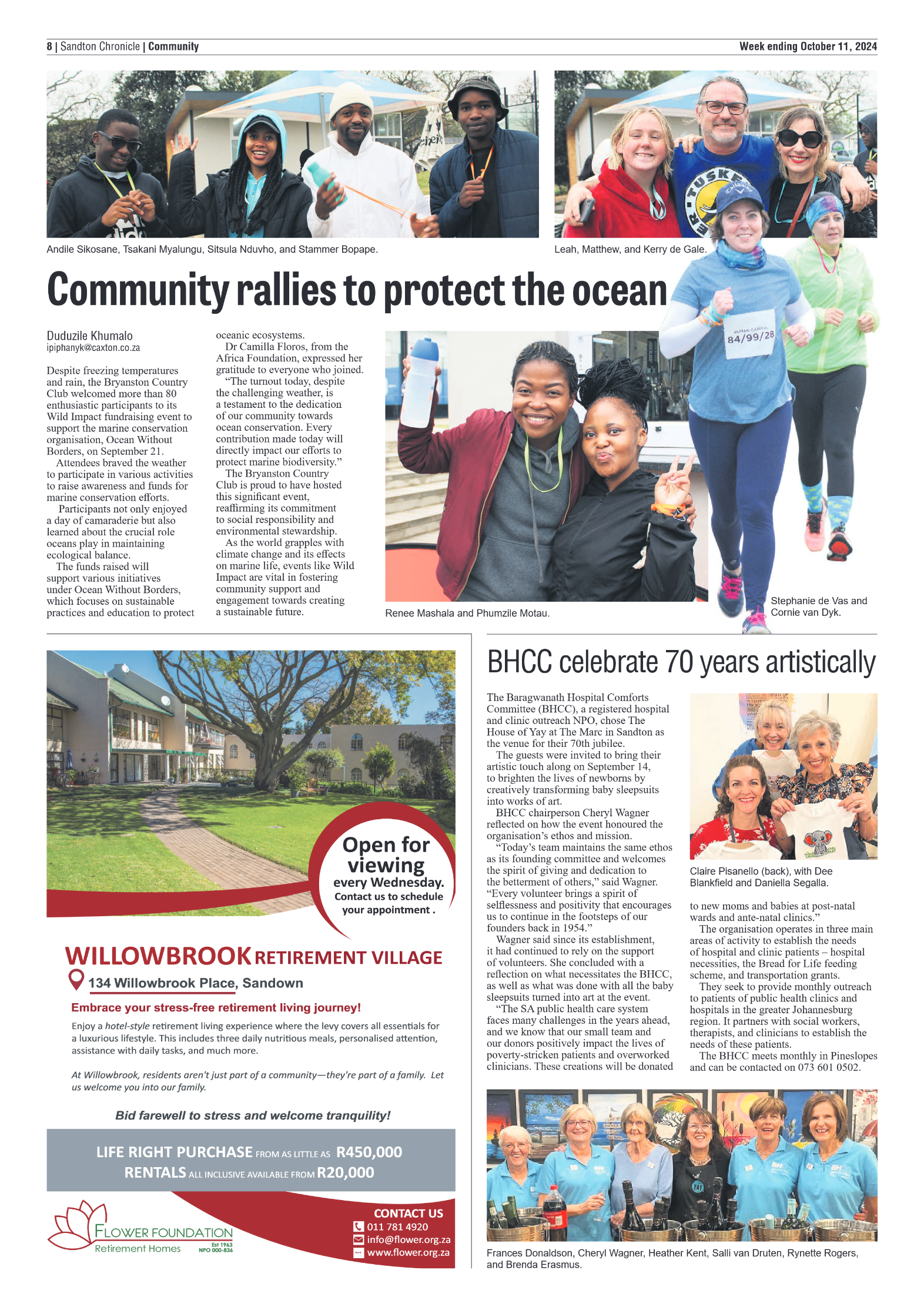 Sandton Chronicle 11 October 2024 page 8
